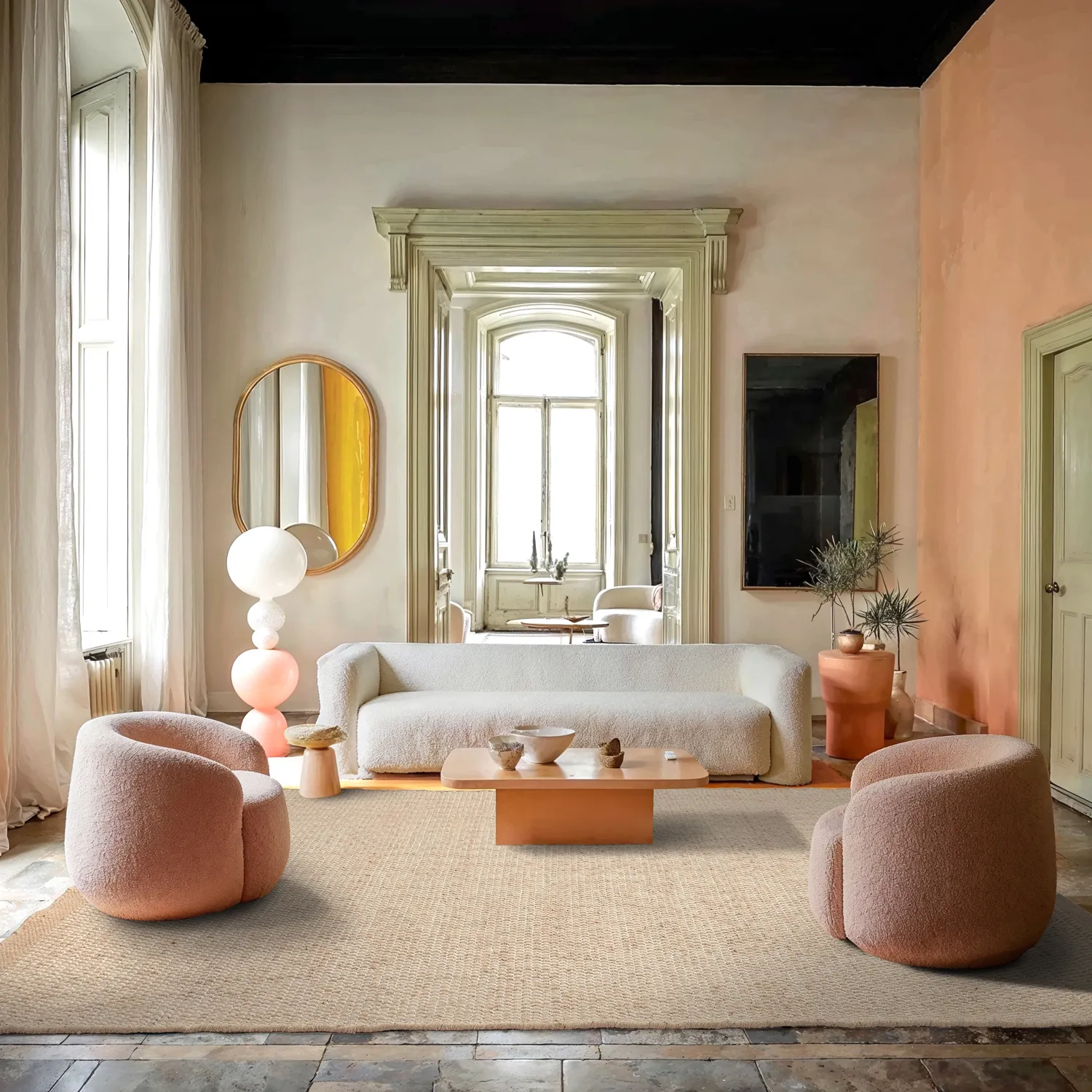 Tappeto In Lana - Coastal (beige)