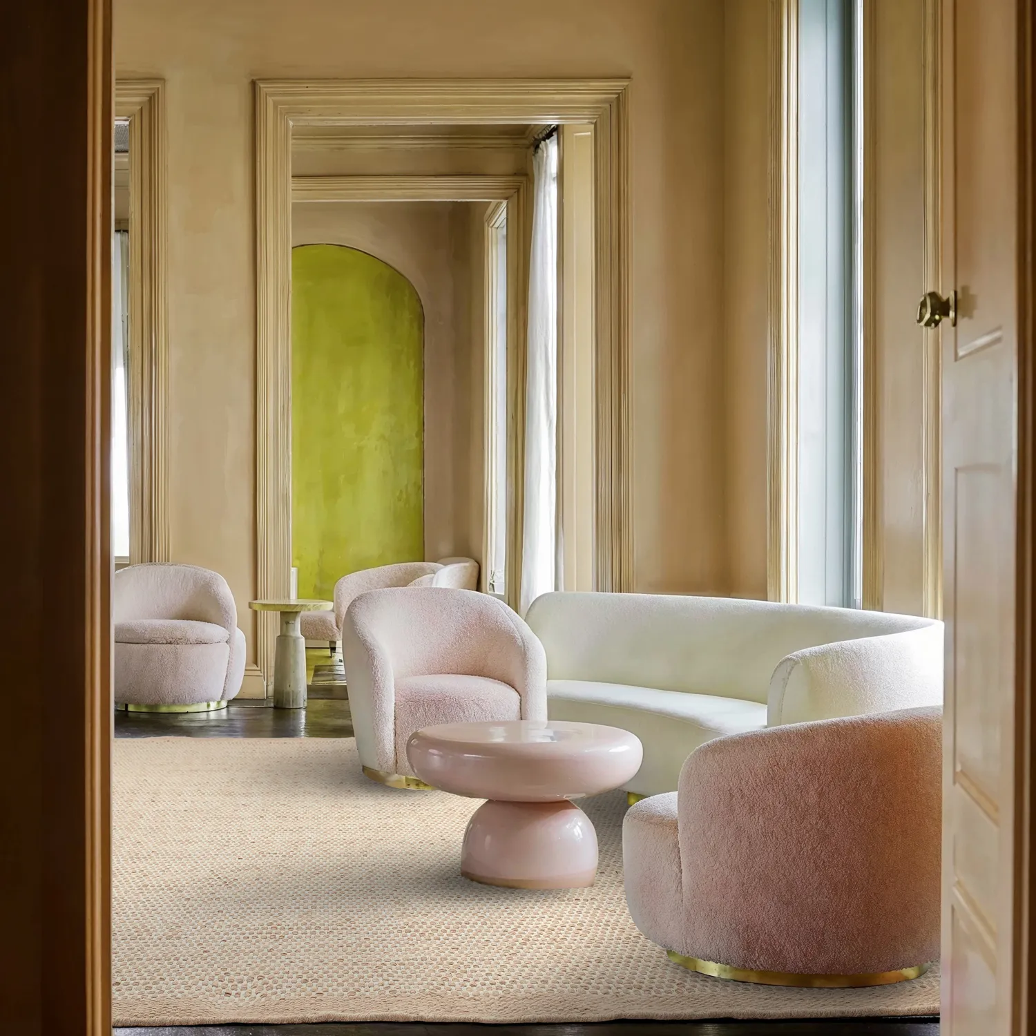 Tappeto In Lana - Coastal (beige)
