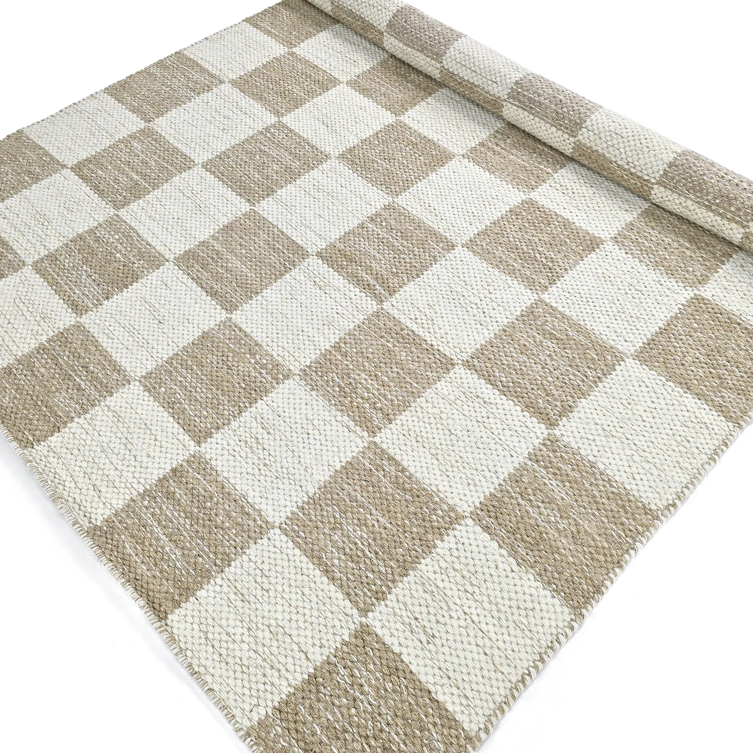 Tappeto In Lana - Dundee (beige/bianco)