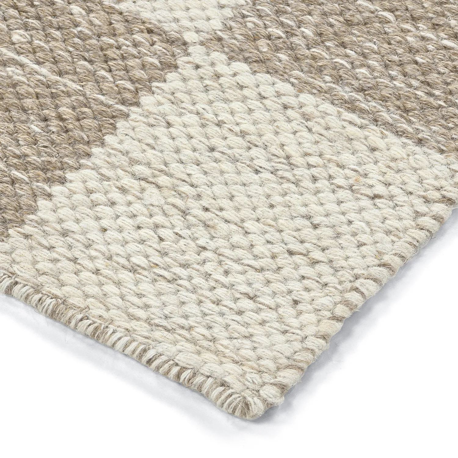 Tappeto In Lana - Dundee (beige/bianco)