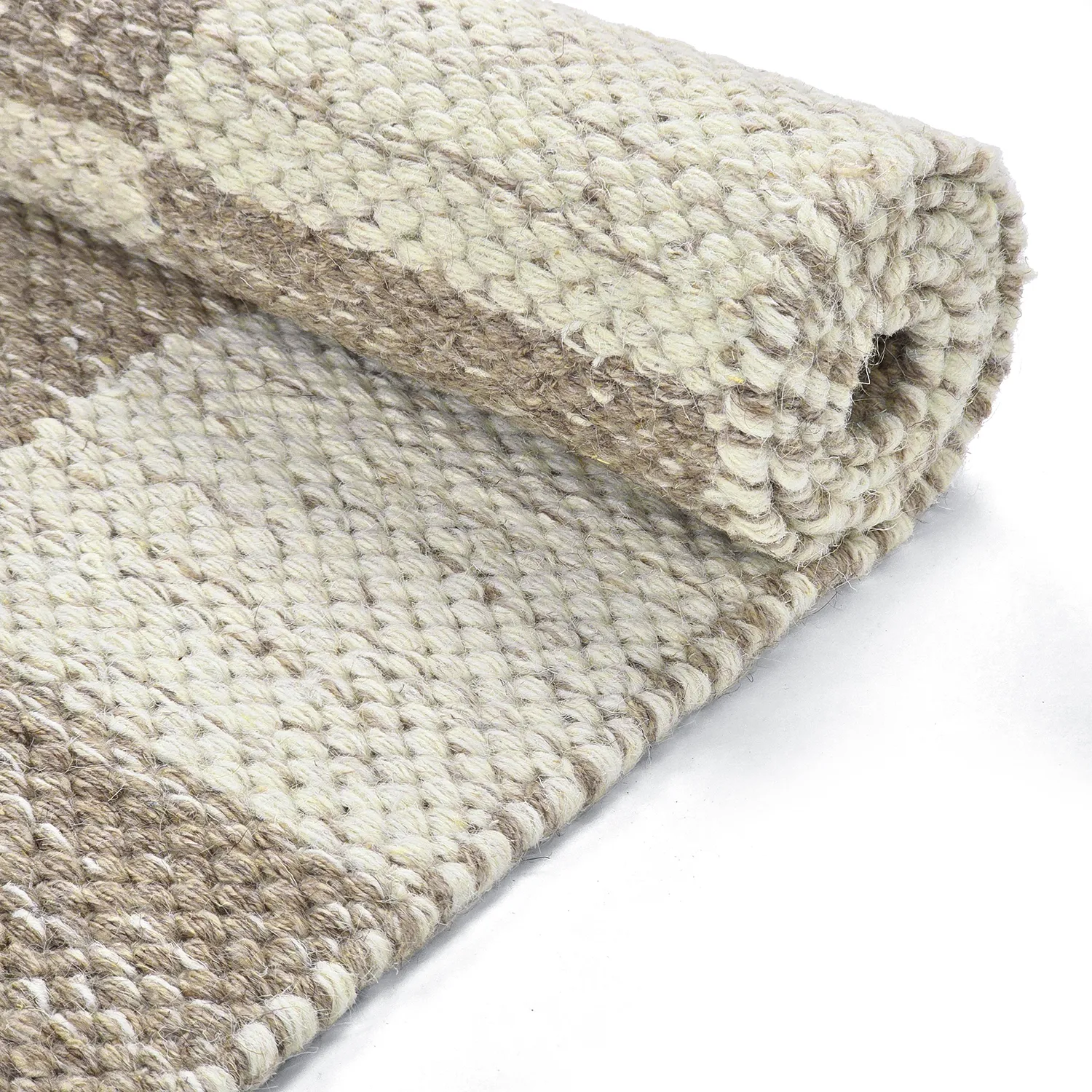 Tappeto In Lana - Dundee (beige/bianco)