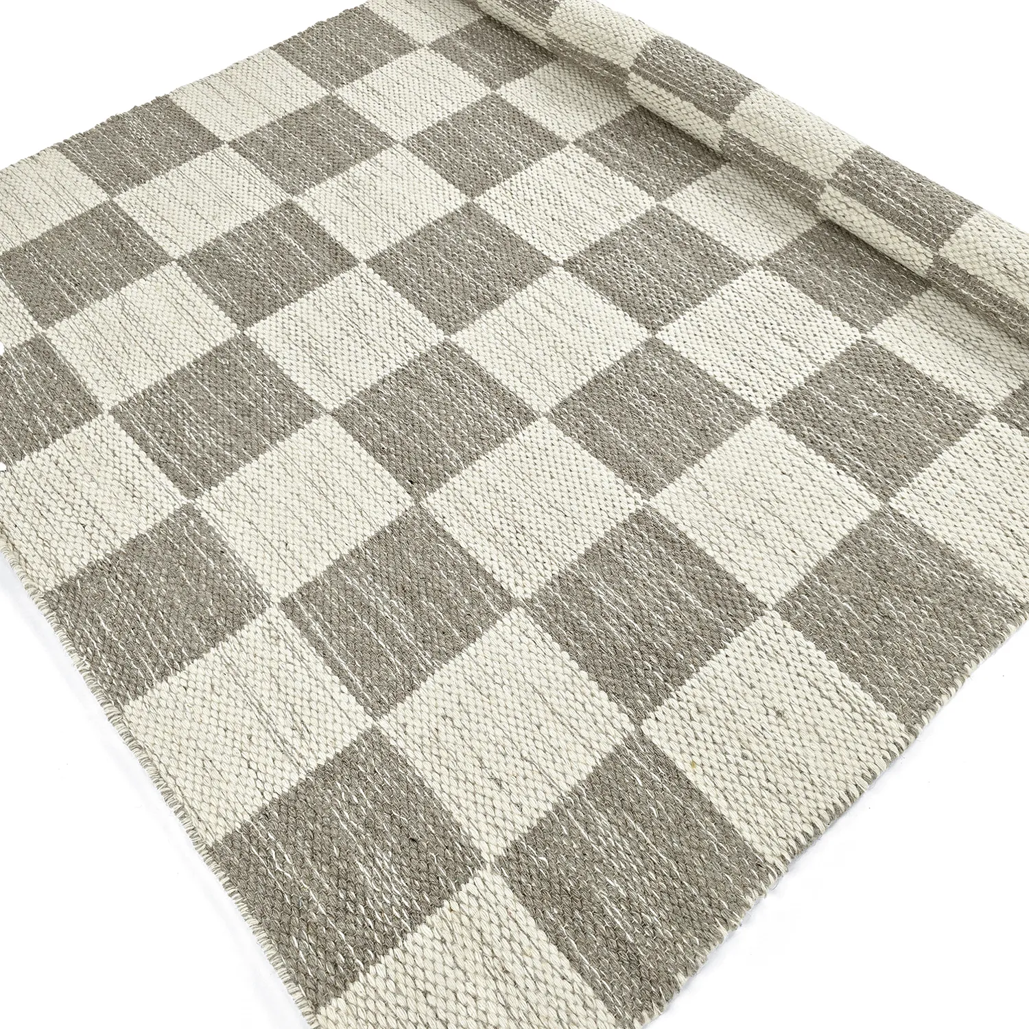 Tappeto In Lana - Dundee (grigio/bianco)