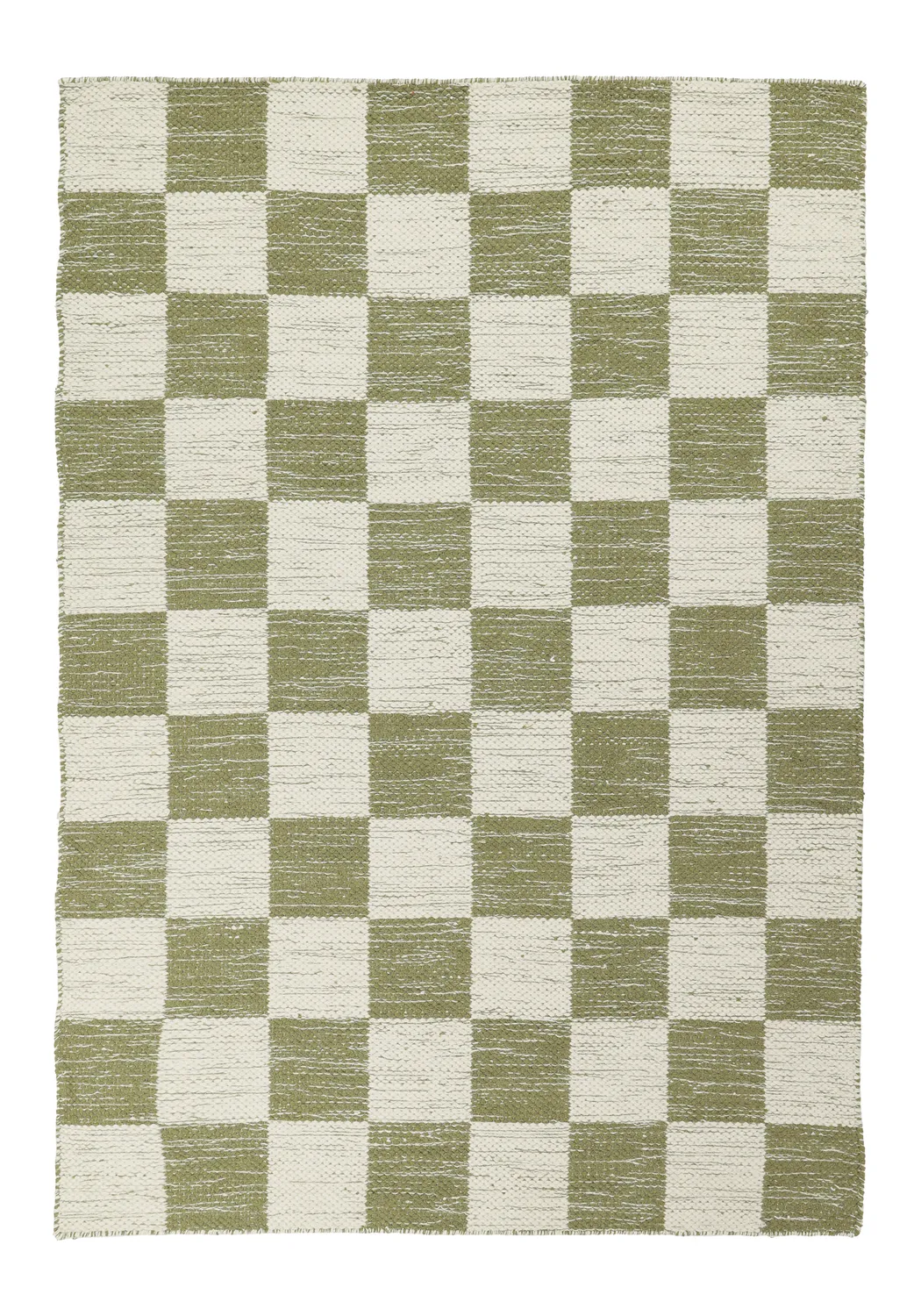 Tappeto In Lana - Dundee (verde/bianco)