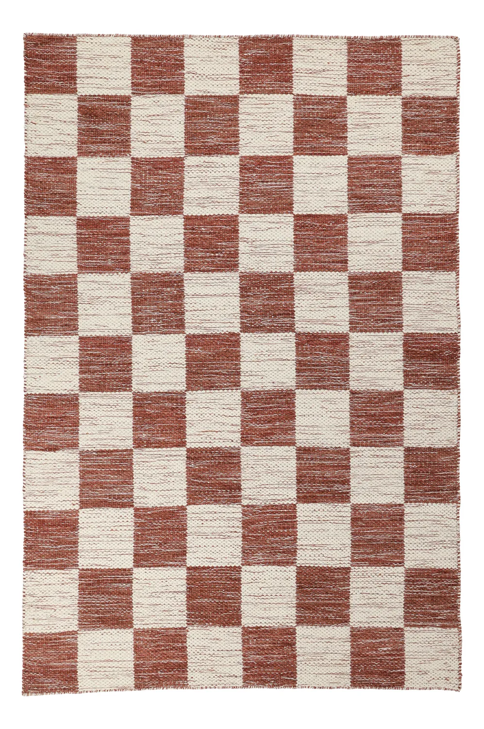 Tappeto In Lana - Dundee (rosso/bianco)