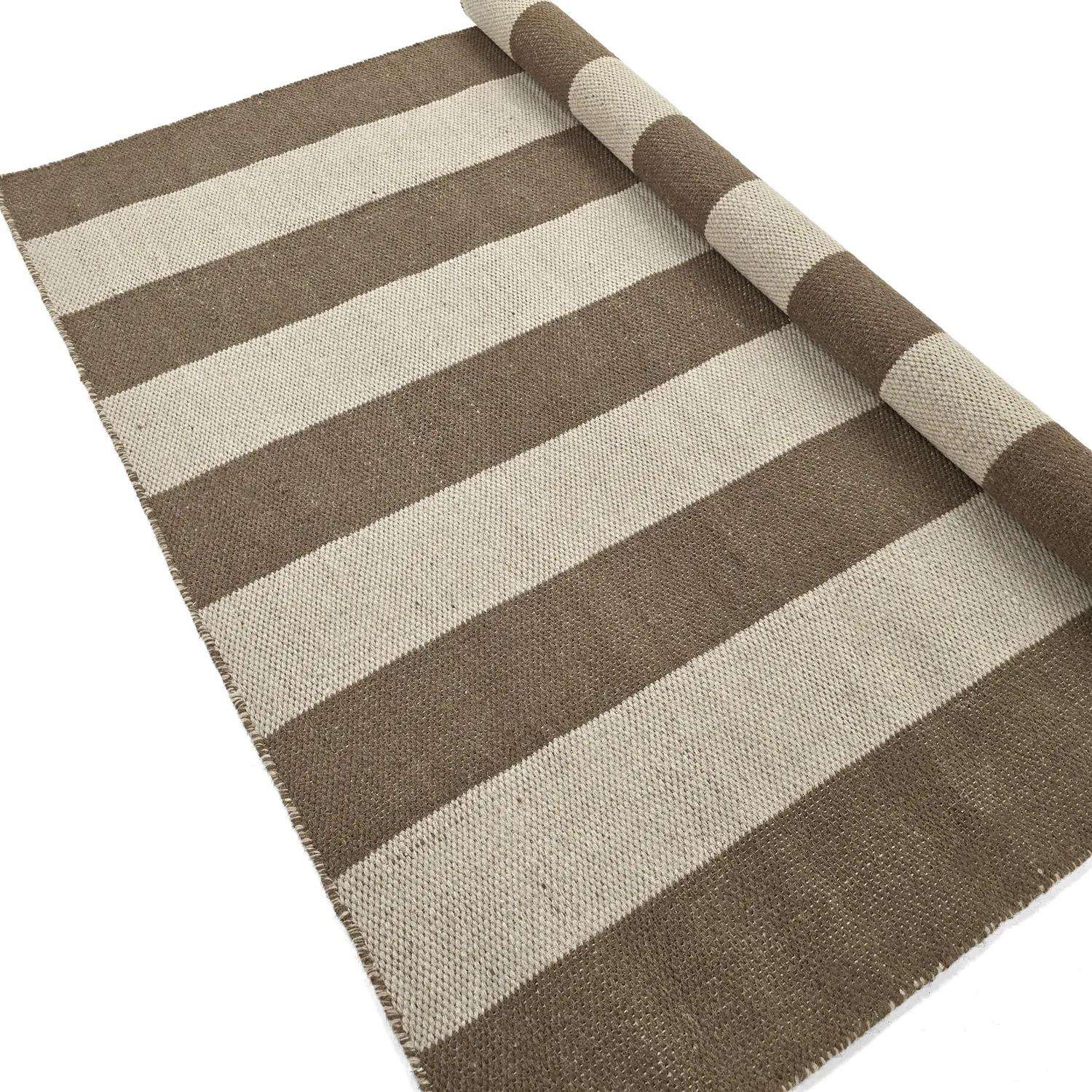Tappeto In Lana - Garine (marrone/beige)