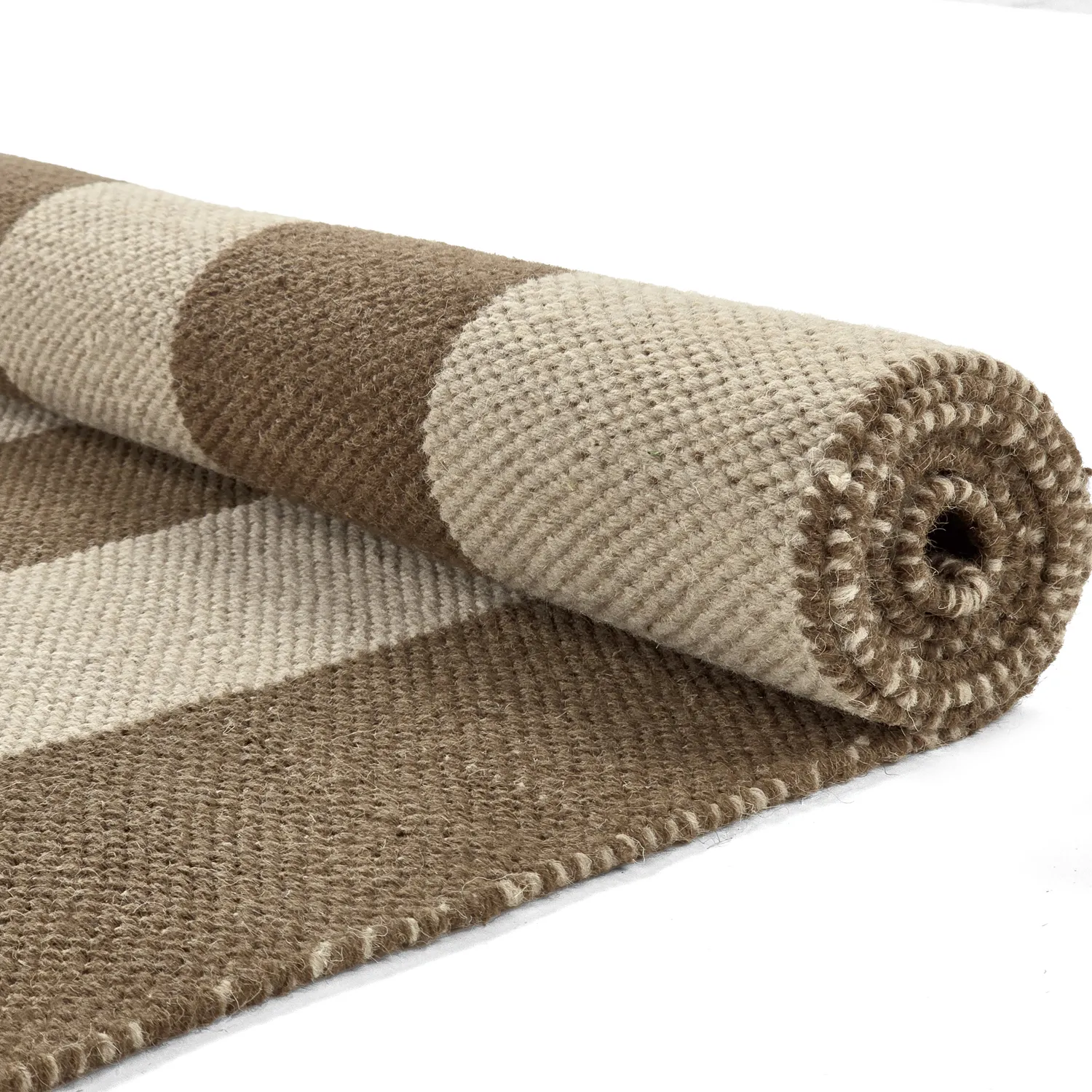 Tappeto In Lana - Garine (marrone/beige)
