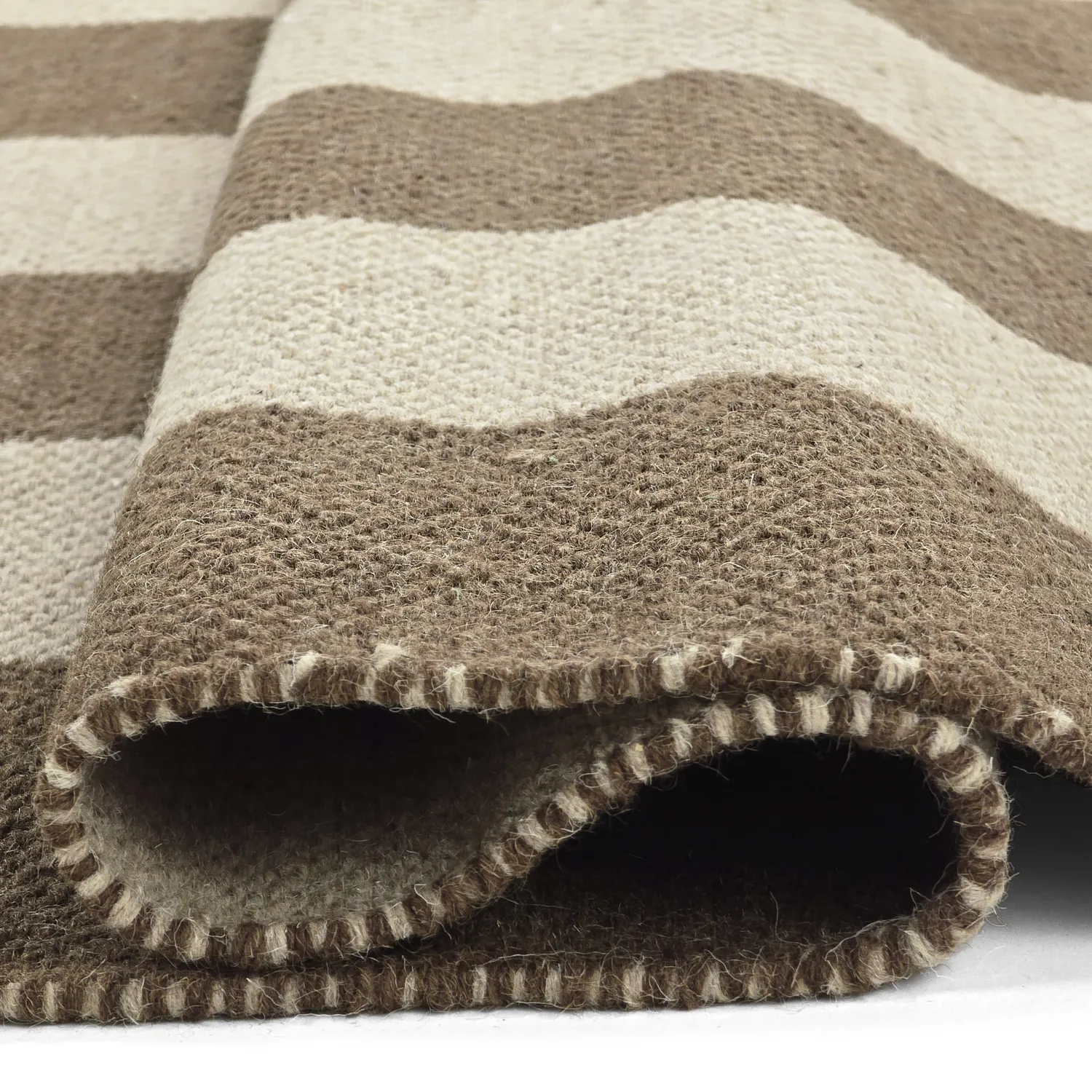 Tappeto In Lana - Garine (marrone/beige)