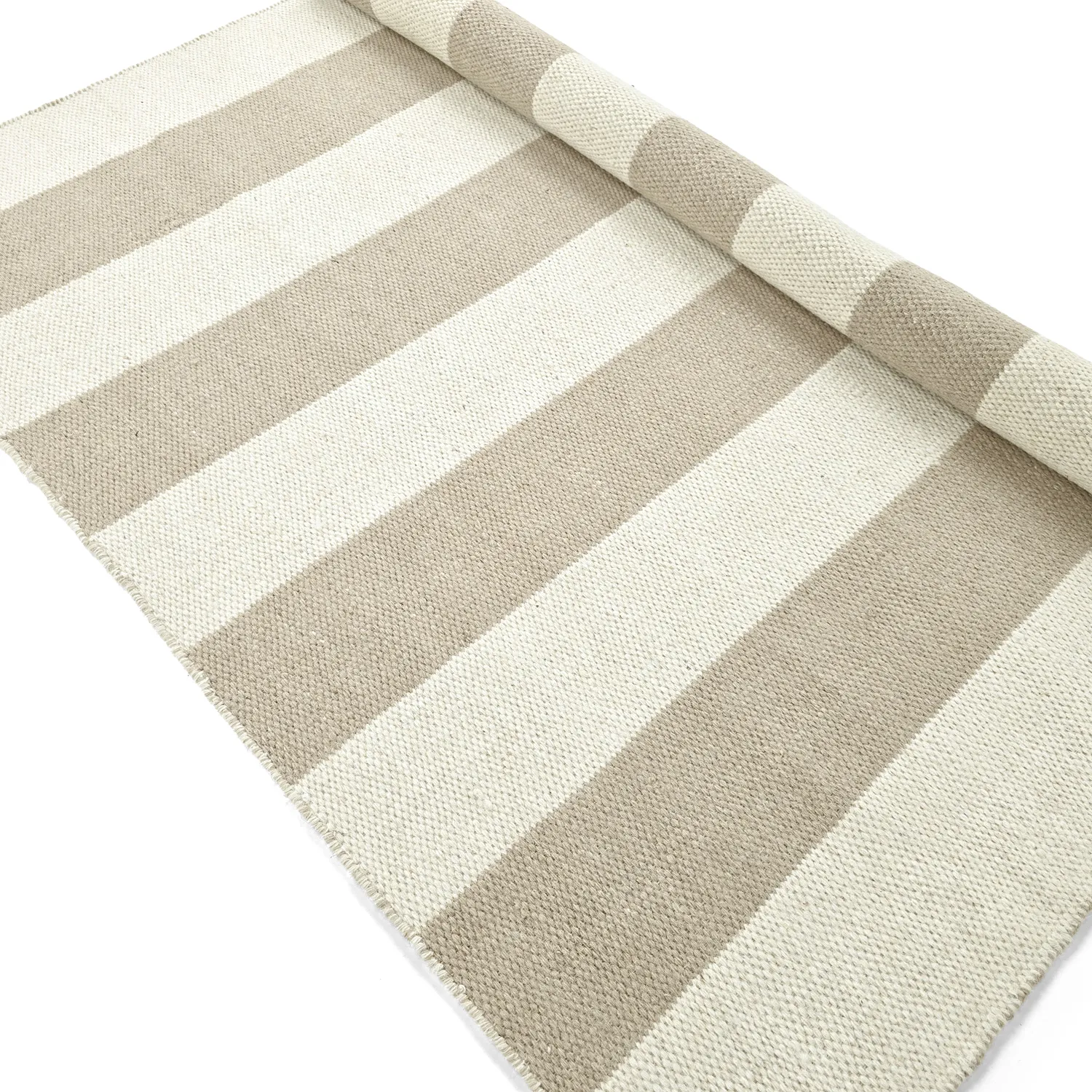 Tappeto In Lana - Garine (bianco sporco/beige)