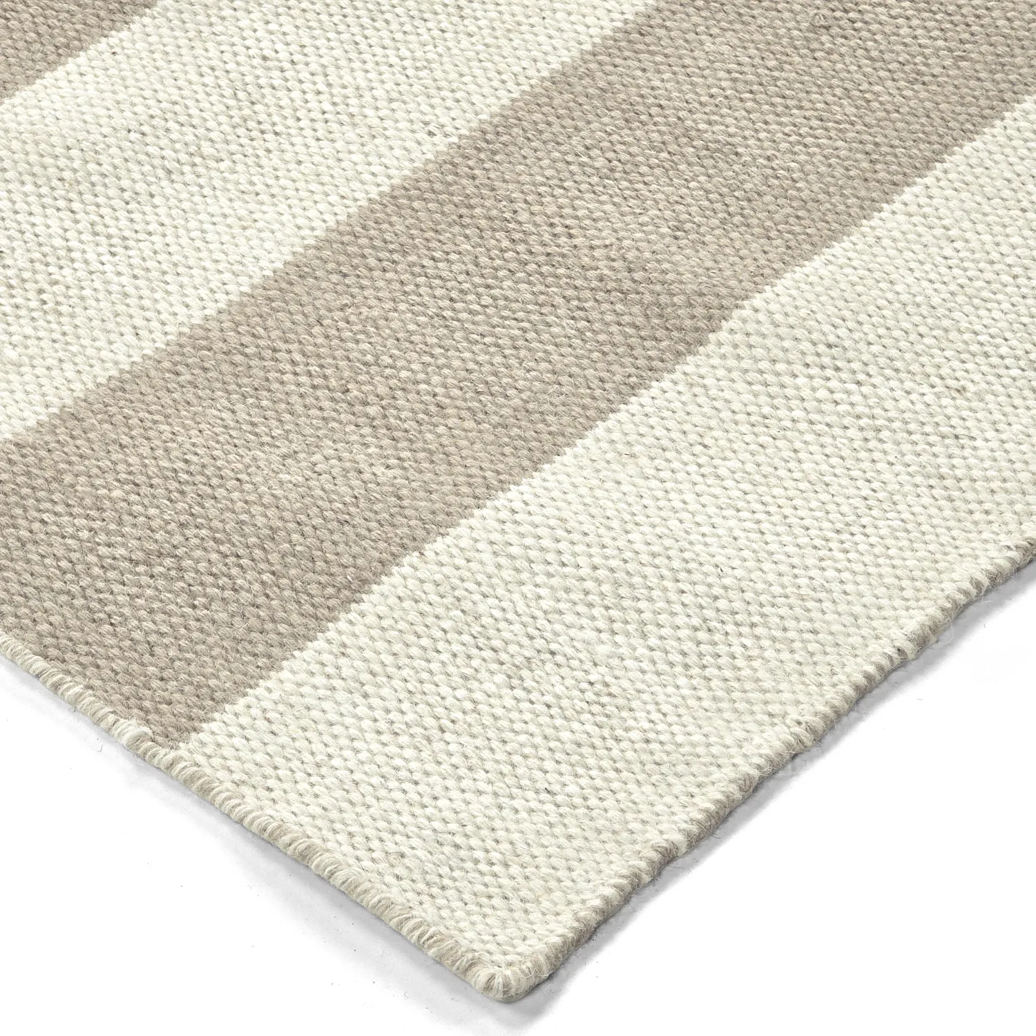 Tappeto In Lana - Garine (bianco sporco/beige)