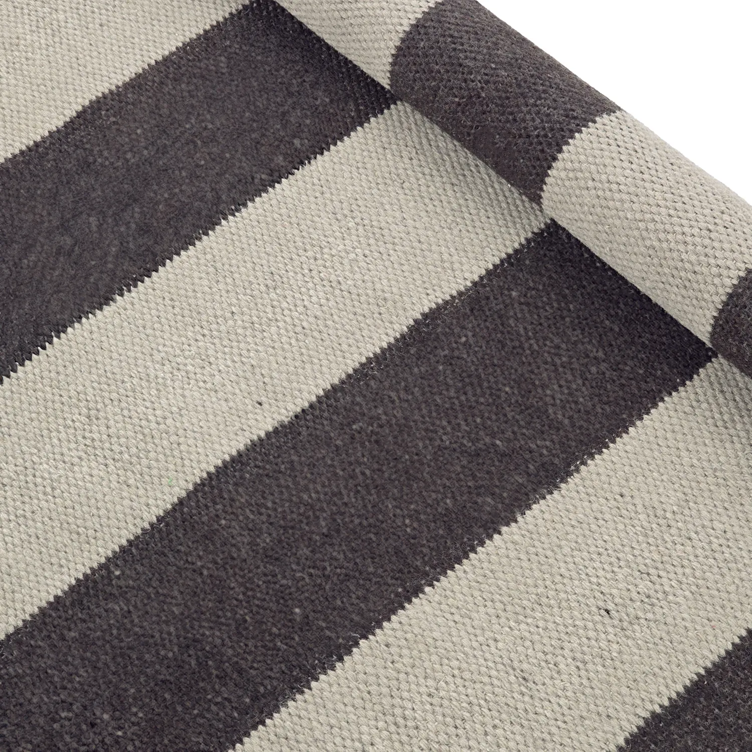 Tappeto In Lana - Garine (nero/beige)