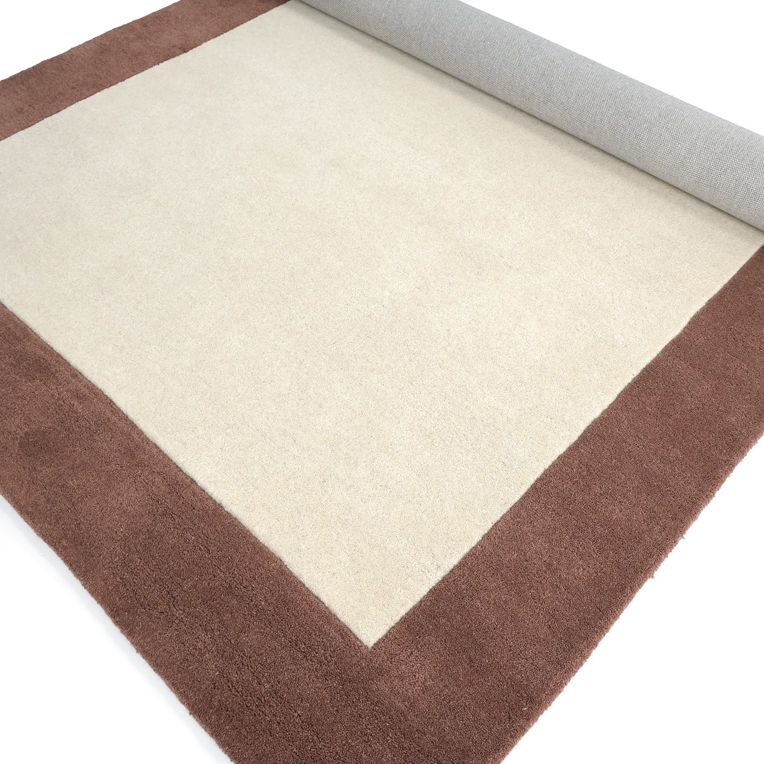Tappeto In Lana - Gaya Hand Tufted Wool Premium (crema/marrone)