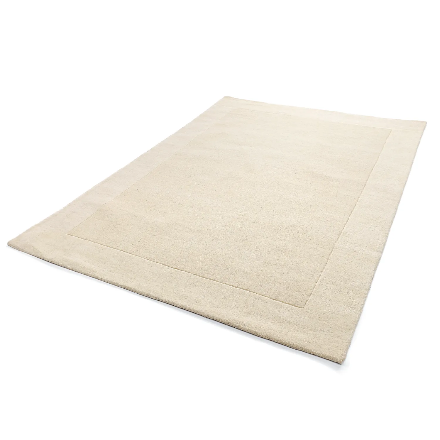 Tappeto In Lana - Gaya Hand Tufted Wool Premium (crema/bianco)