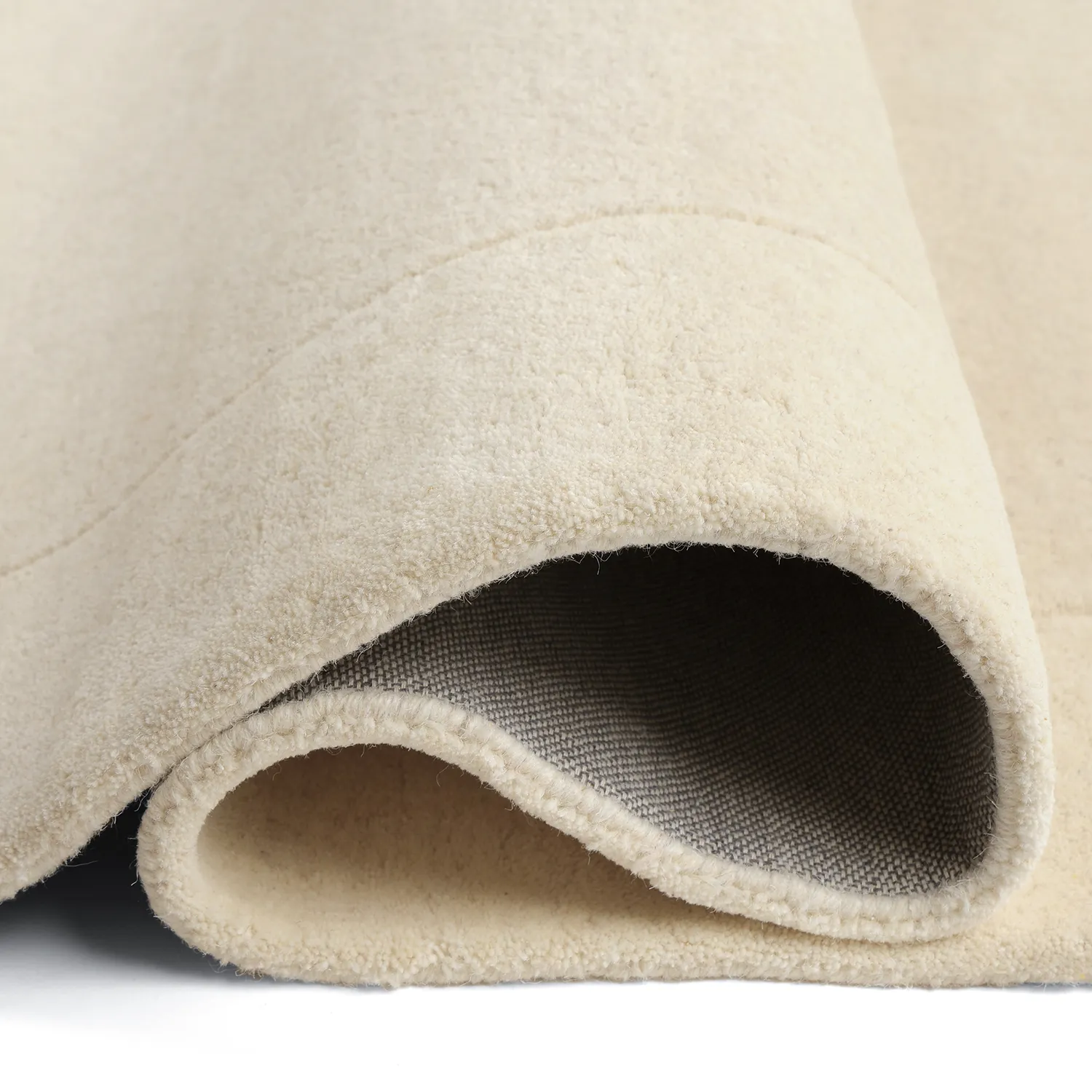 Tappeto In Lana - Gaya Hand Tufted Wool Premium (crema/bianco)