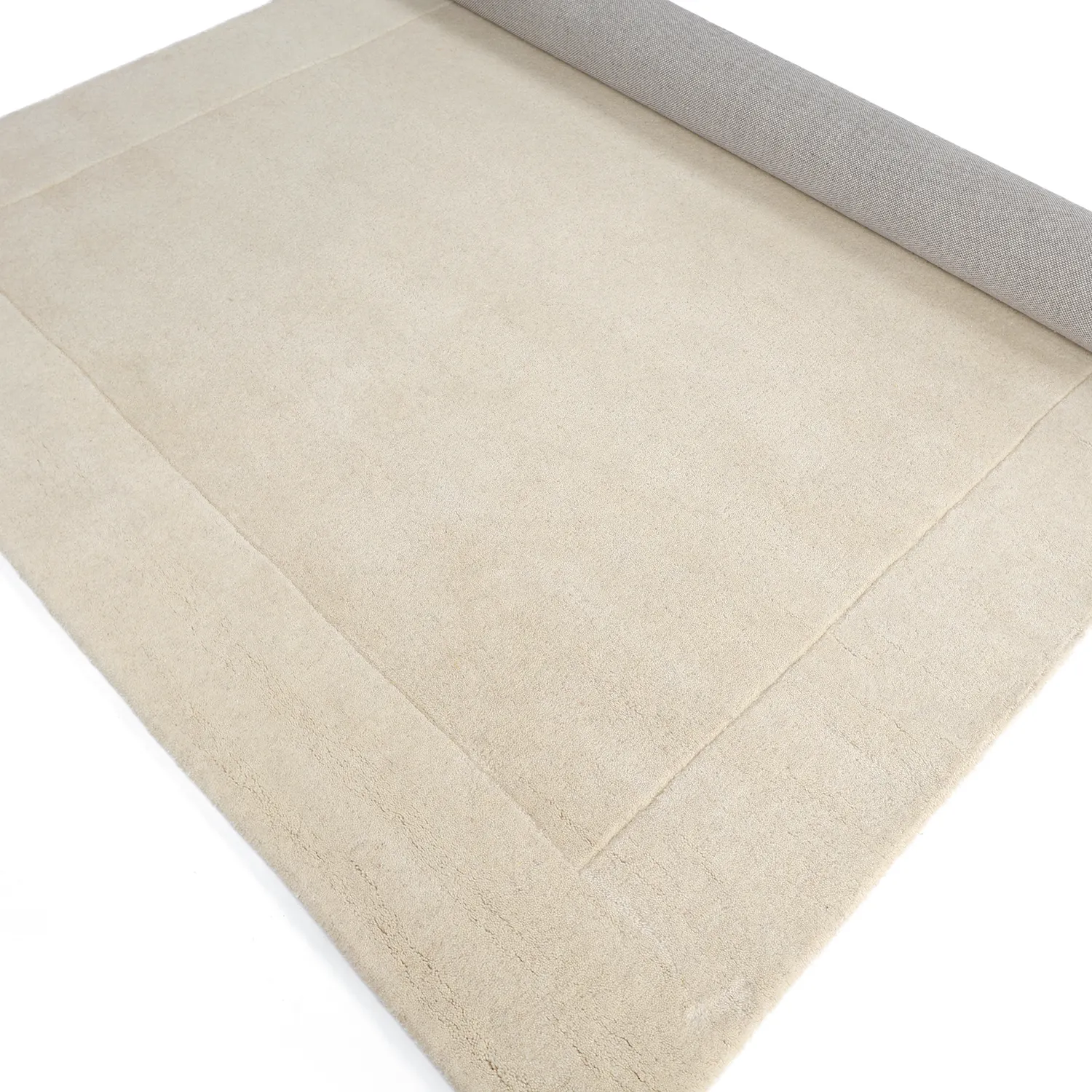 Tappeto In Lana - Gaya Hand Tufted Wool Premium (crema/bianco)