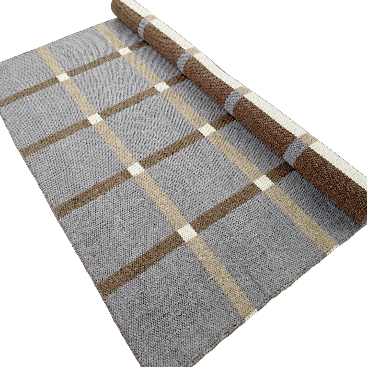 Tappeto In Lana - Gingham (no. 7)