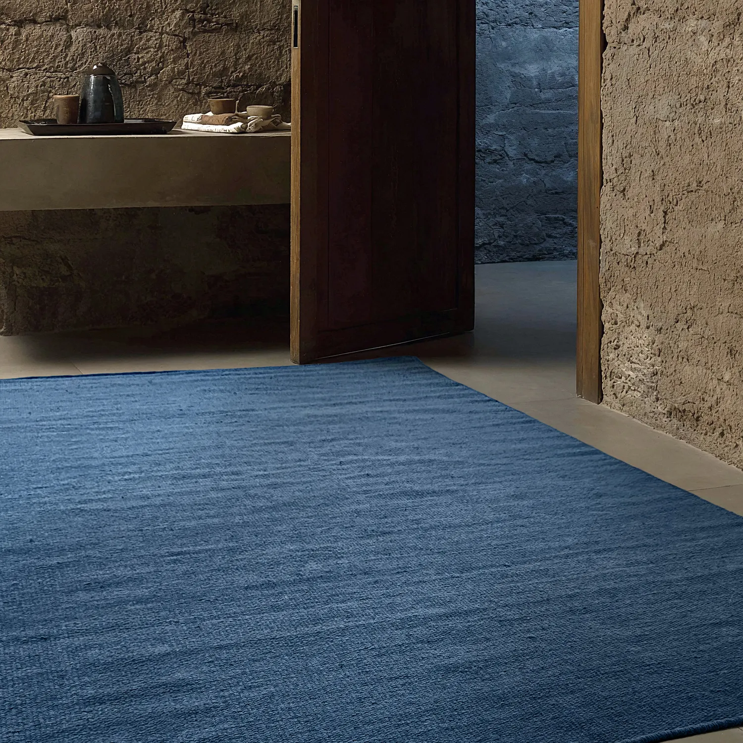 Tappeto In Lana - Hamilton (blu navy)