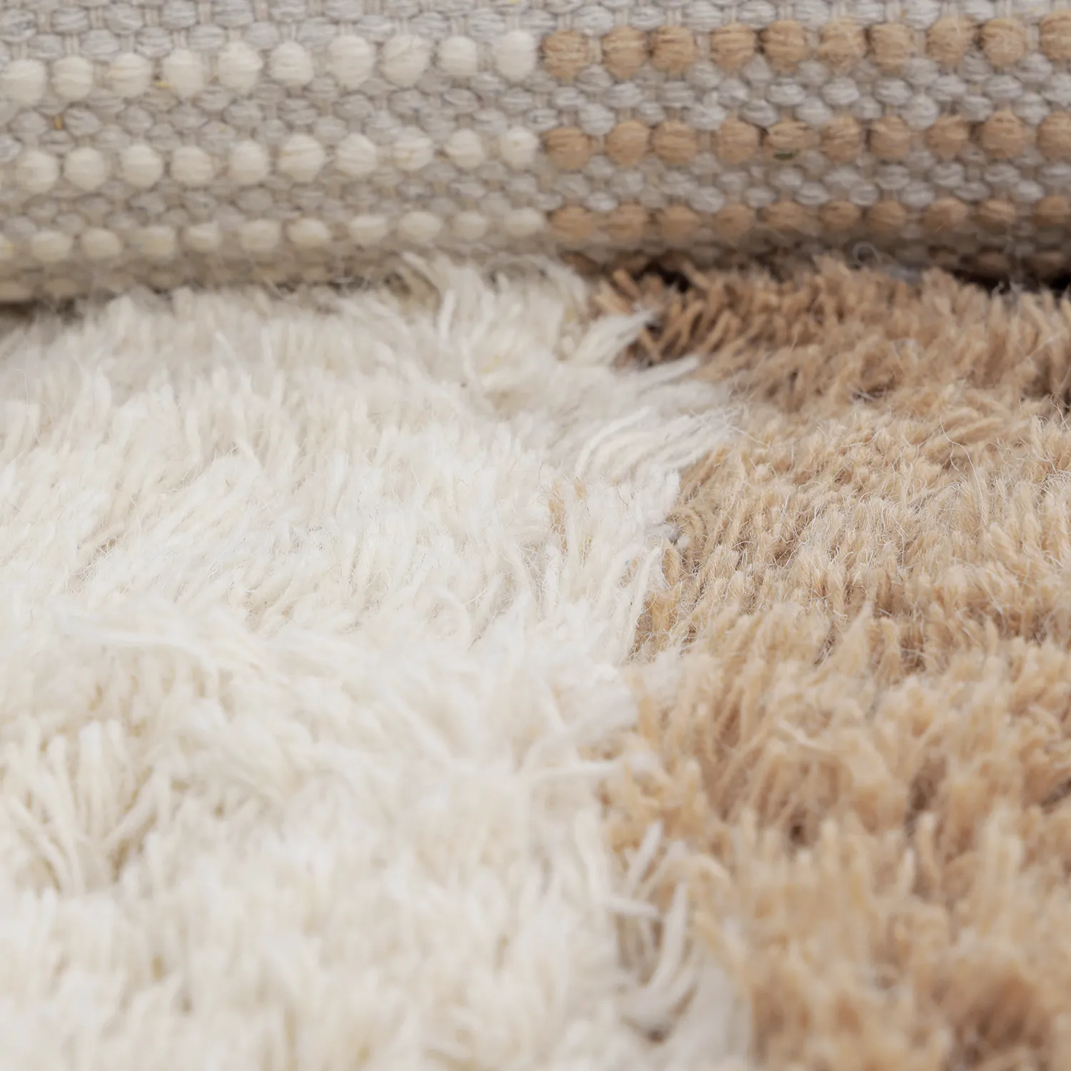 Tappeto In Lana - Khenifra Handknot Wool Premium (crema/beige)