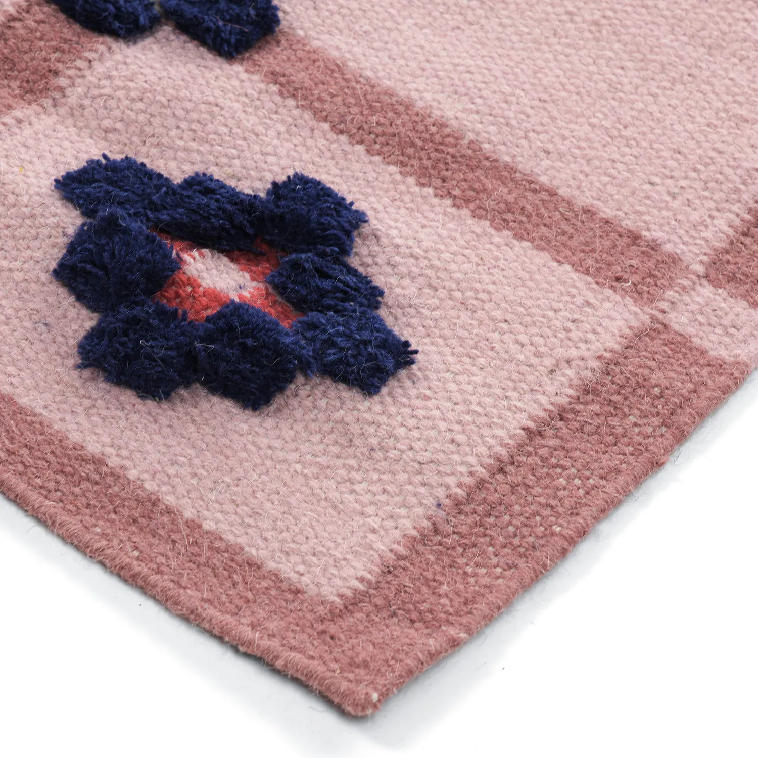 Tappeto In Lana - Lausanne Flatweave Tufted Premium (rosa)