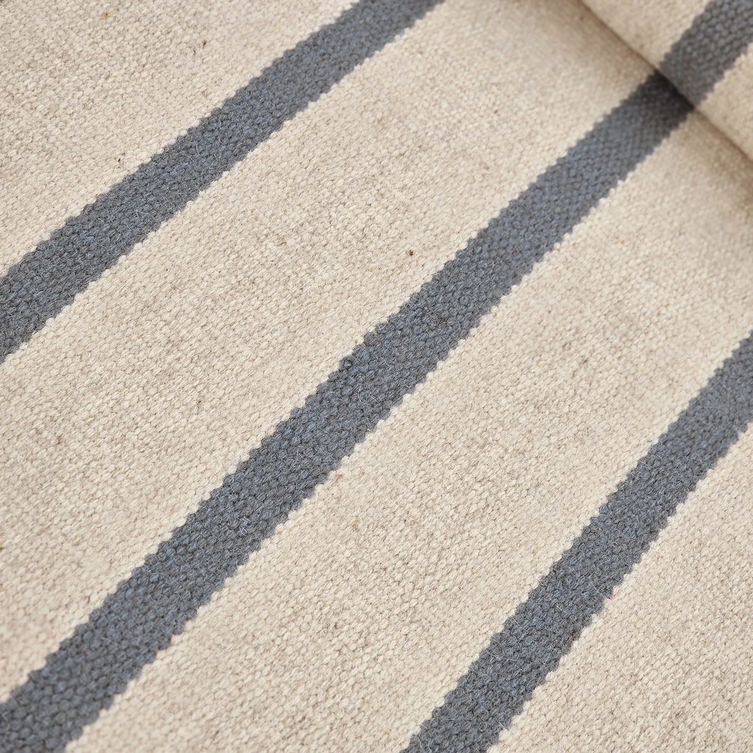 Tappeto In Lana - Luton (denim sbiadito/bianco)