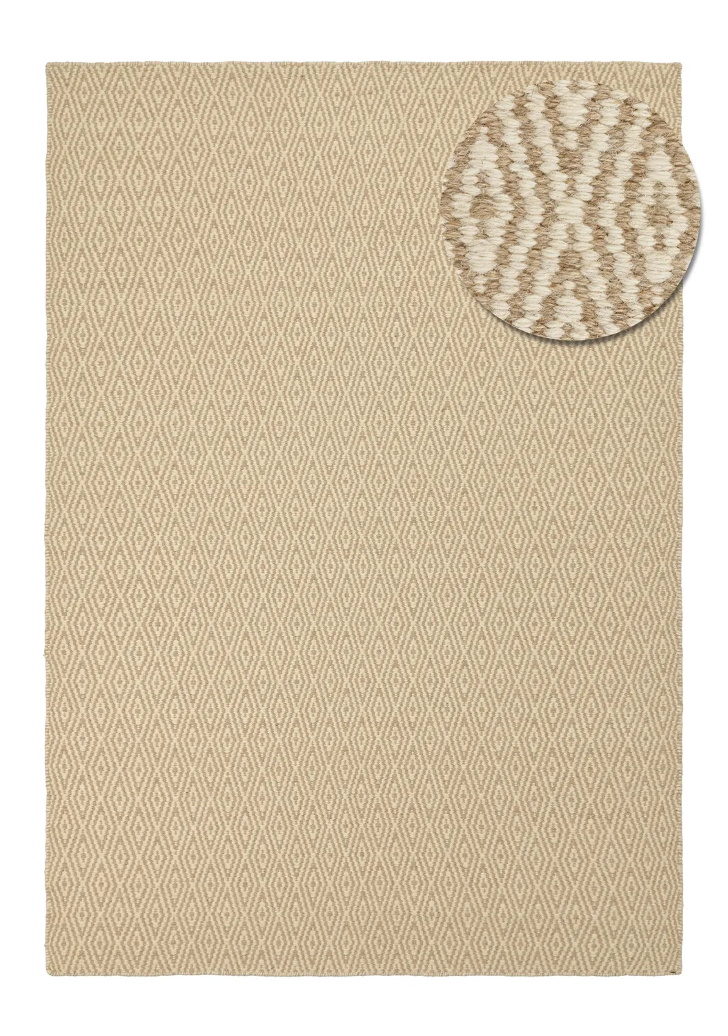 Tappeto In Lana - Monastir (beige/bianco)