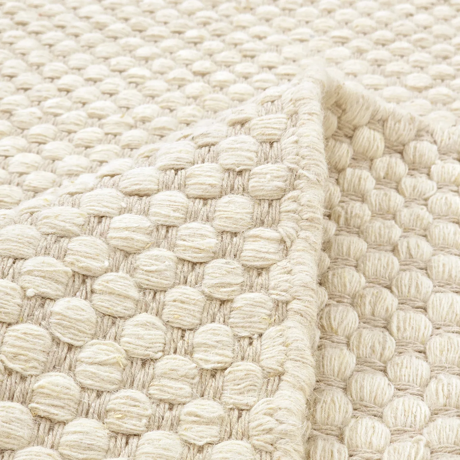 Tappeto In Lana - Ovelia (beige/bianco)