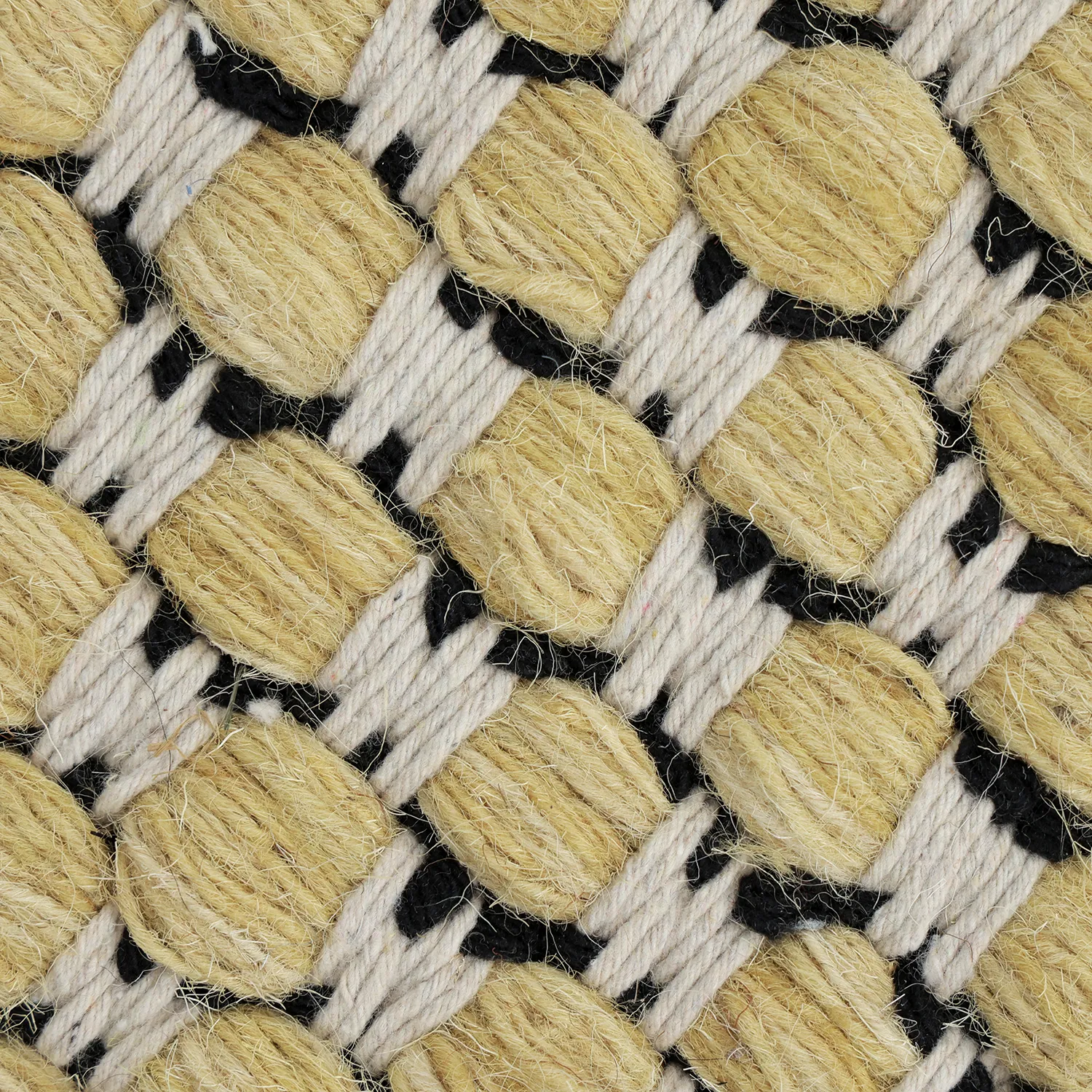 Tappeto In Lana - Ovelia (giallo/bianco)