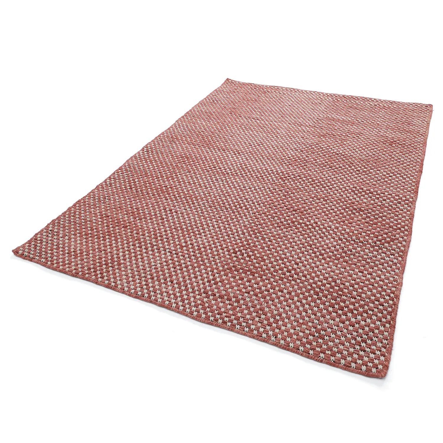 Tappeto In Lana - Ovelia (terracotta/bianco)