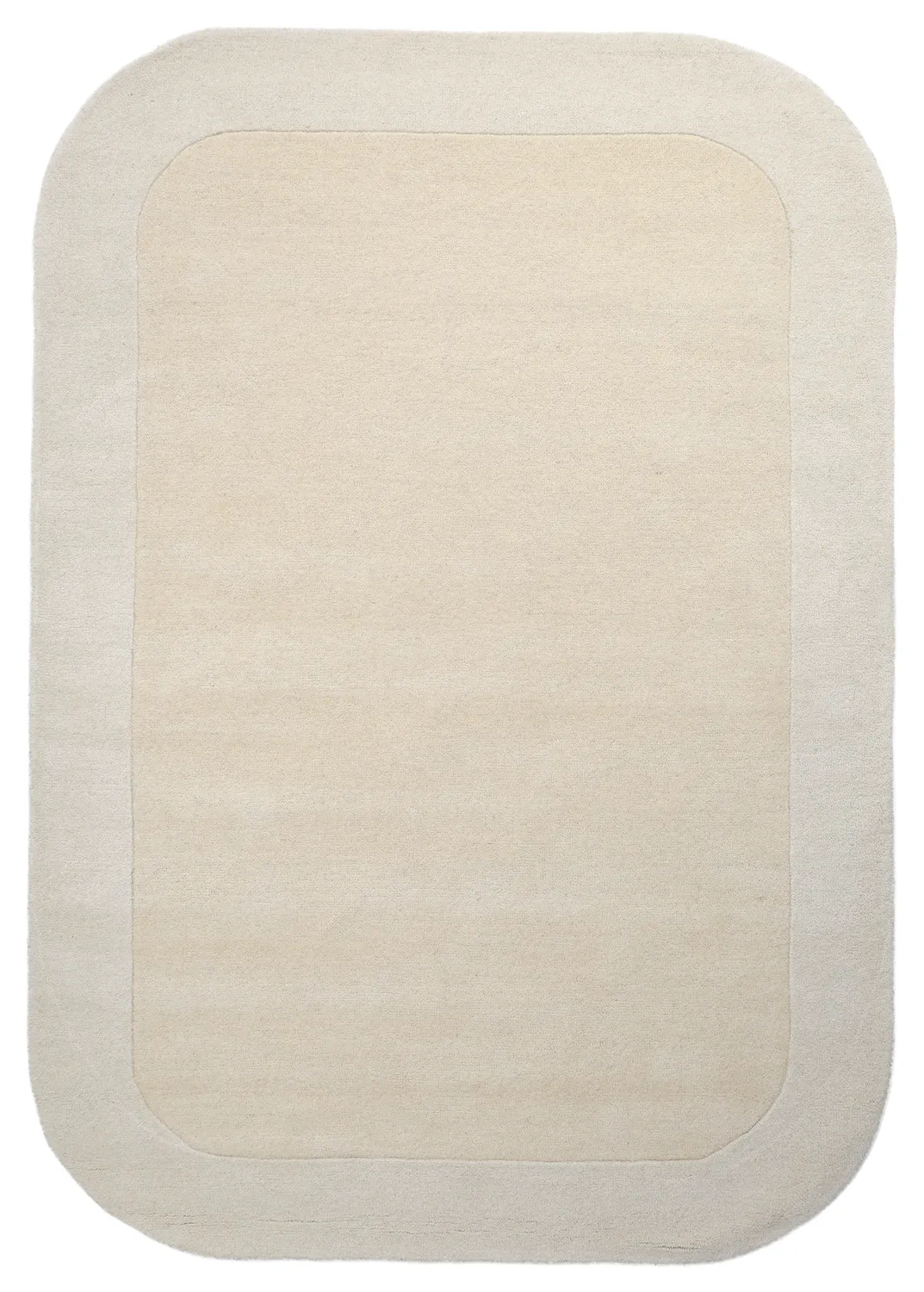 Tappeto In Lana - Puri Hand Tufted Wool Premium (crema/bianco)