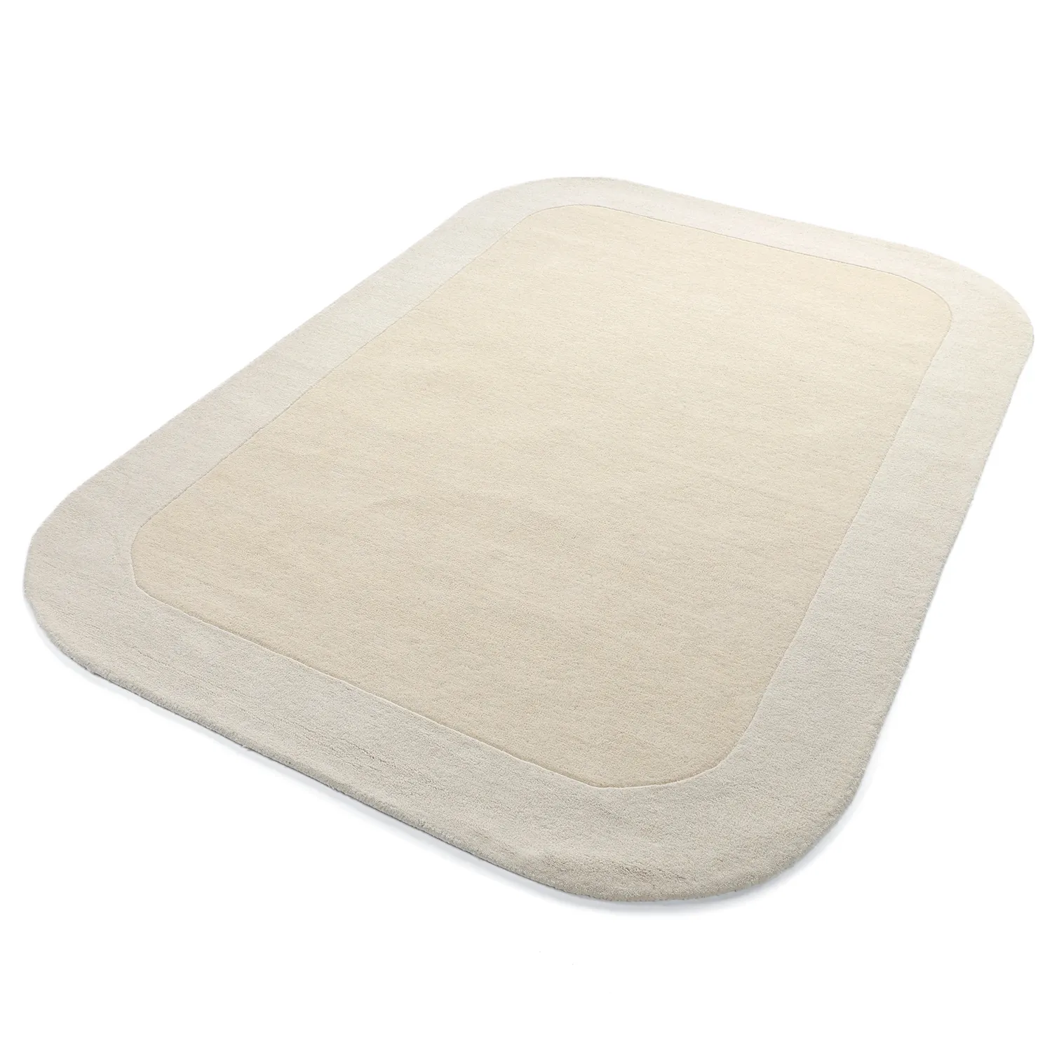 Tappeto In Lana - Puri Hand Tufted Wool Premium (crema/bianco)