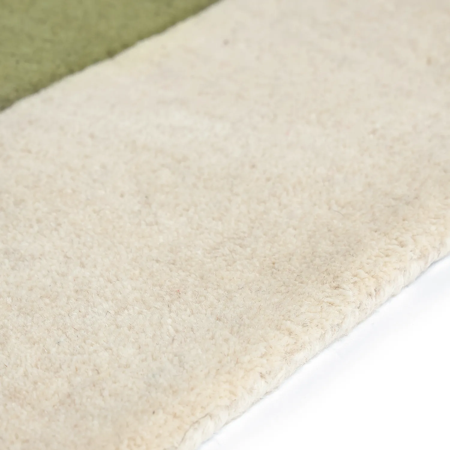 Tappeto In Lana - Puri Hand Tufted Wool Premium (verde/crema)