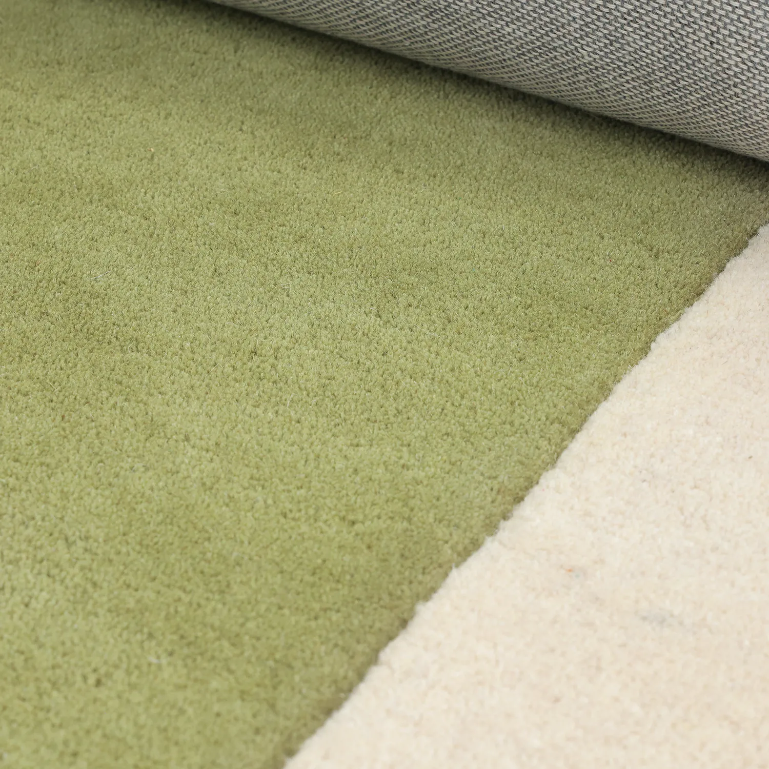 Tappeto In Lana - Puri Hand Tufted Wool Premium (verde/crema)