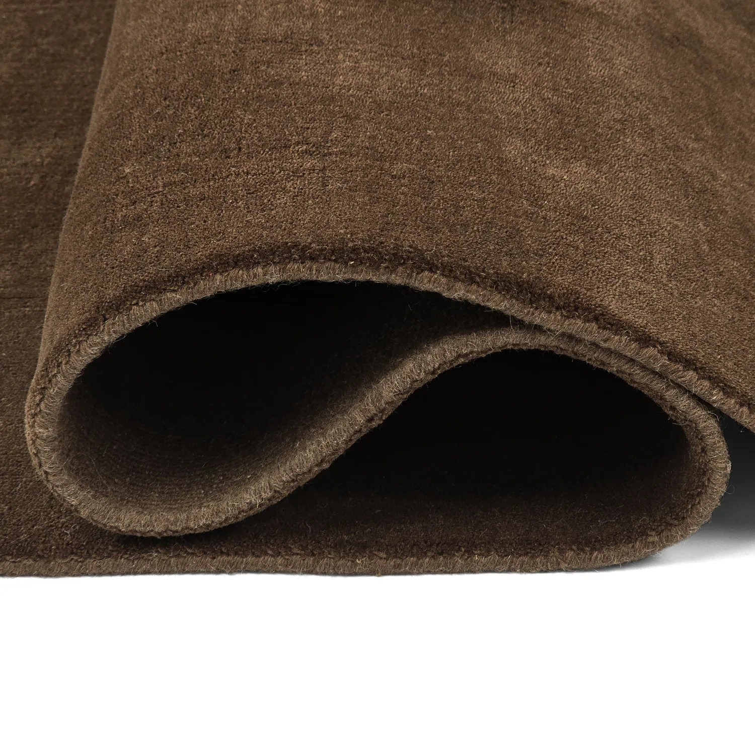 Tappeto In Lana - Rozel Handloom Wool Premium (marrone)