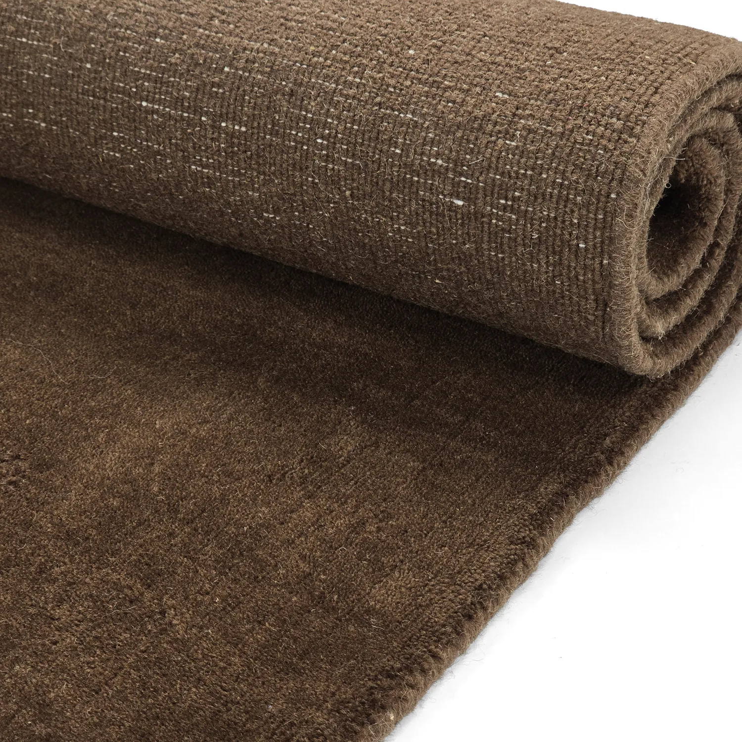 Tappeto In Lana - Rozel Handloom Wool Premium (marrone)