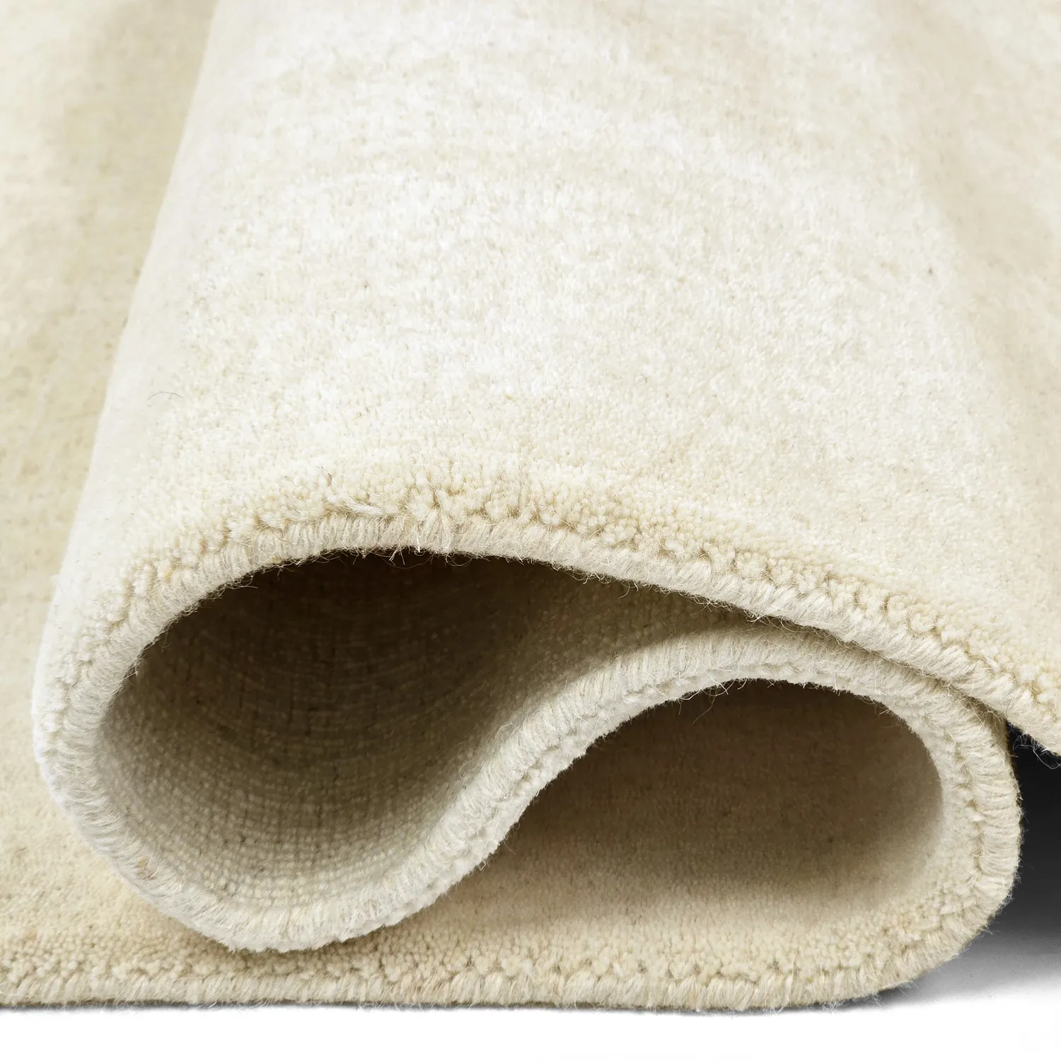 Tappeto In Lana - Rozel Handloom Wool Premium (crema)