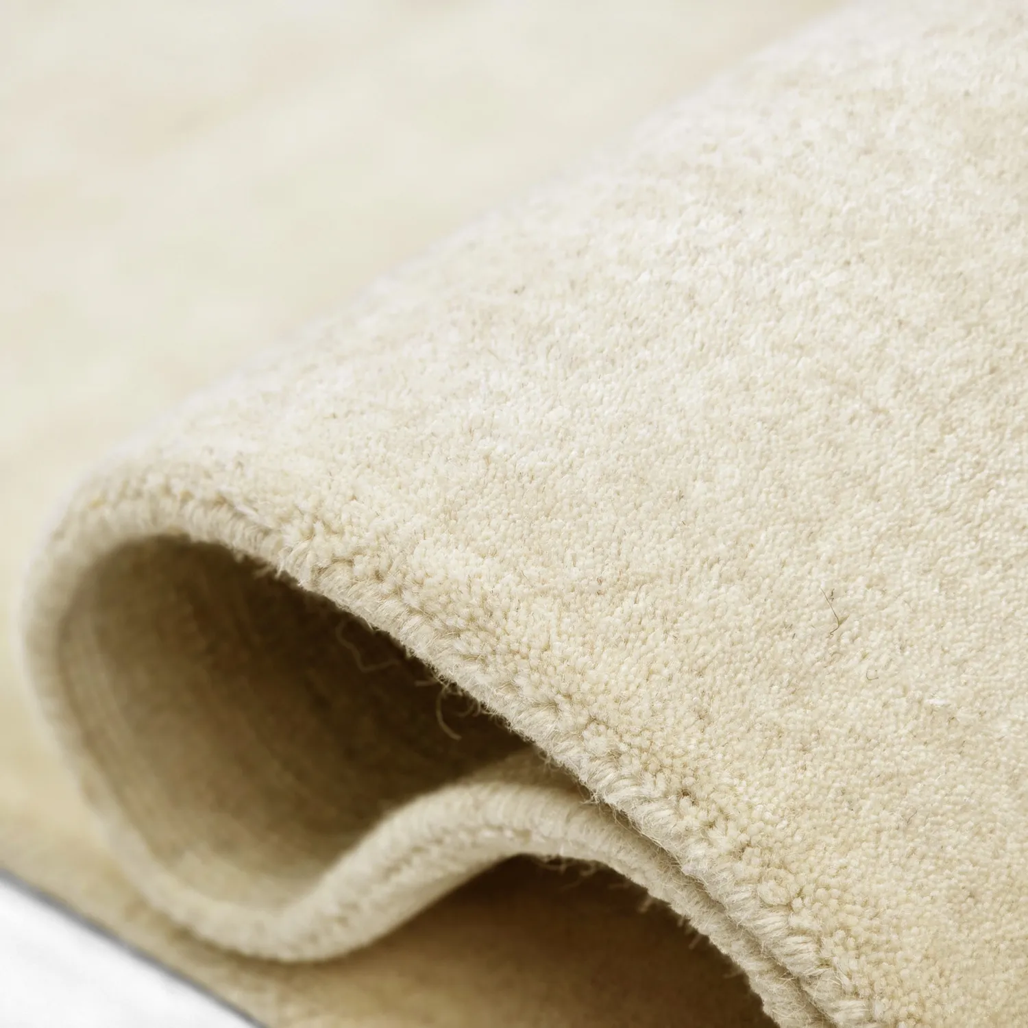 Tappeto In Lana - Rozel Handloom Wool Premium (crema)
