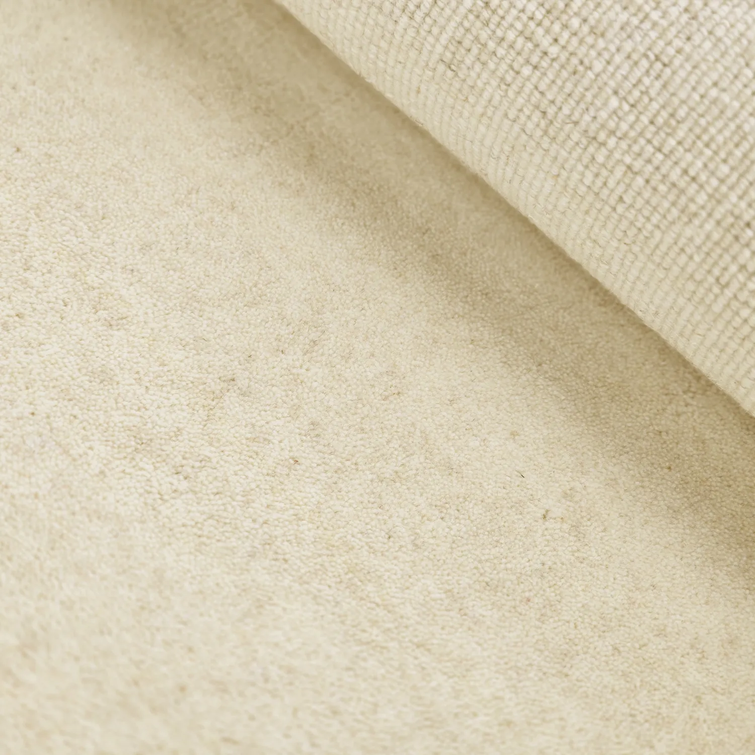 Tappeto In Lana - Rozel Handloom Wool Premium (crema)
