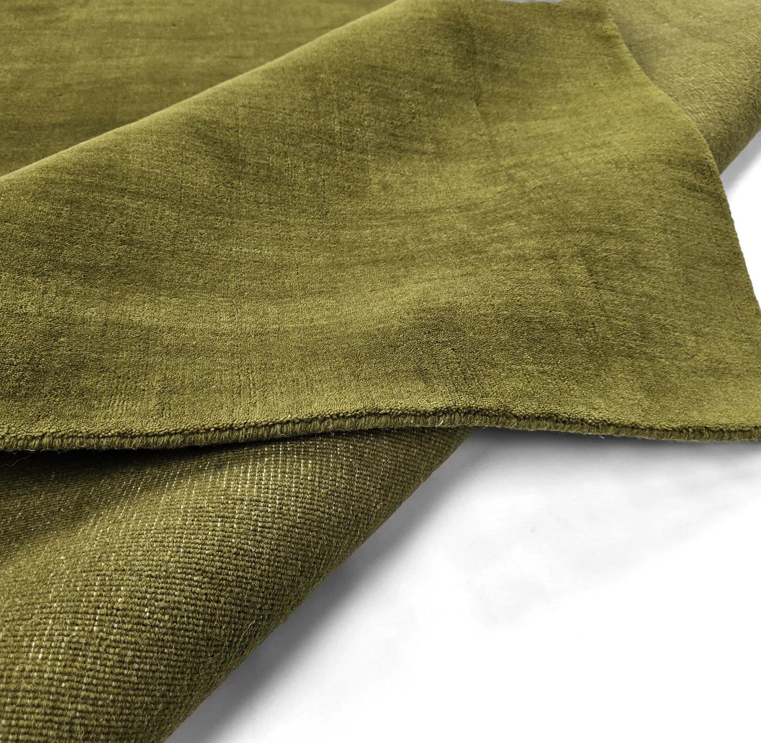 Tappeto In Lana - Rozel Handloom Wool Premium (verde muschio)