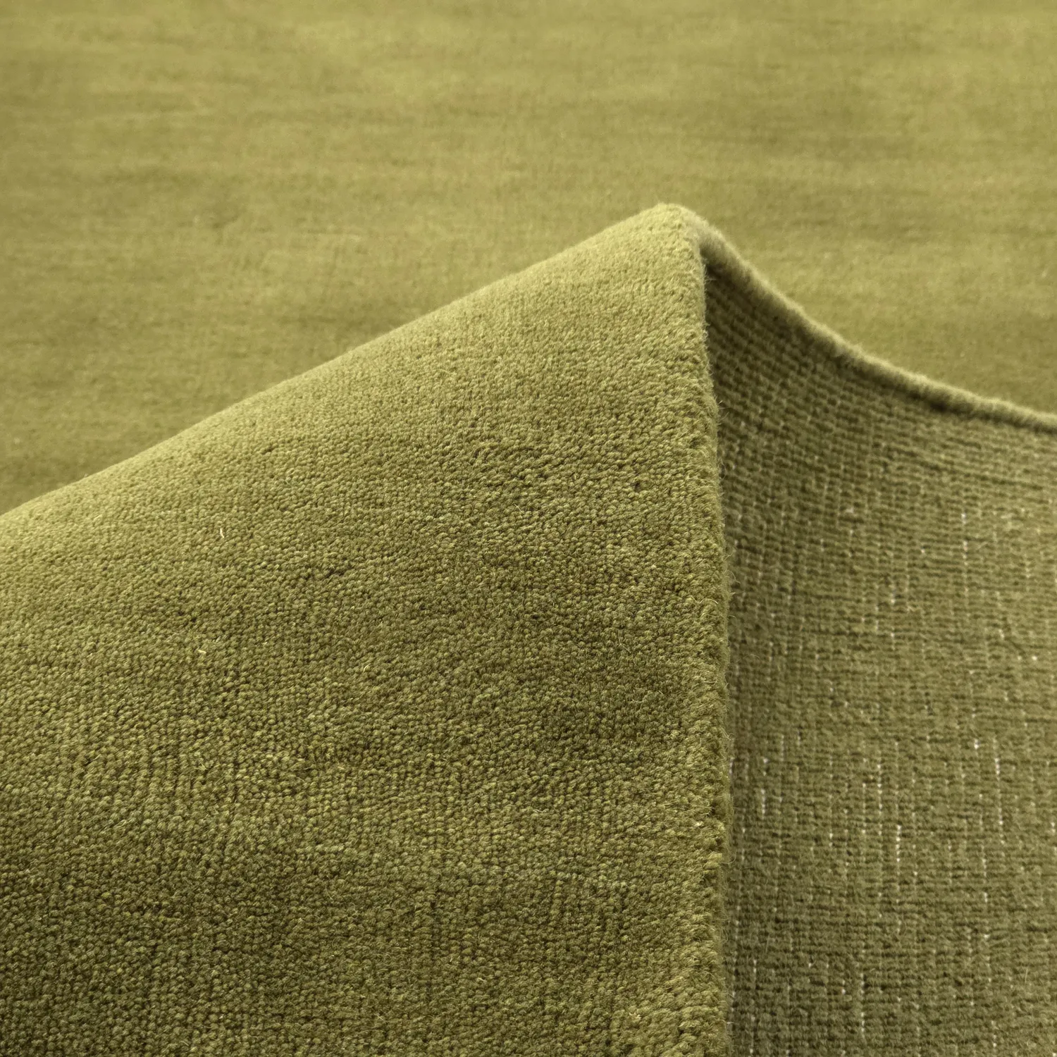 Tappeto In Lana - Rozel Handloom Wool Premium (verde muschio)