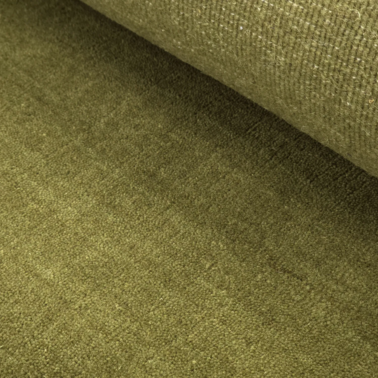 Tappeto In Lana - Rozel Handloom Wool Premium (verde muschio)