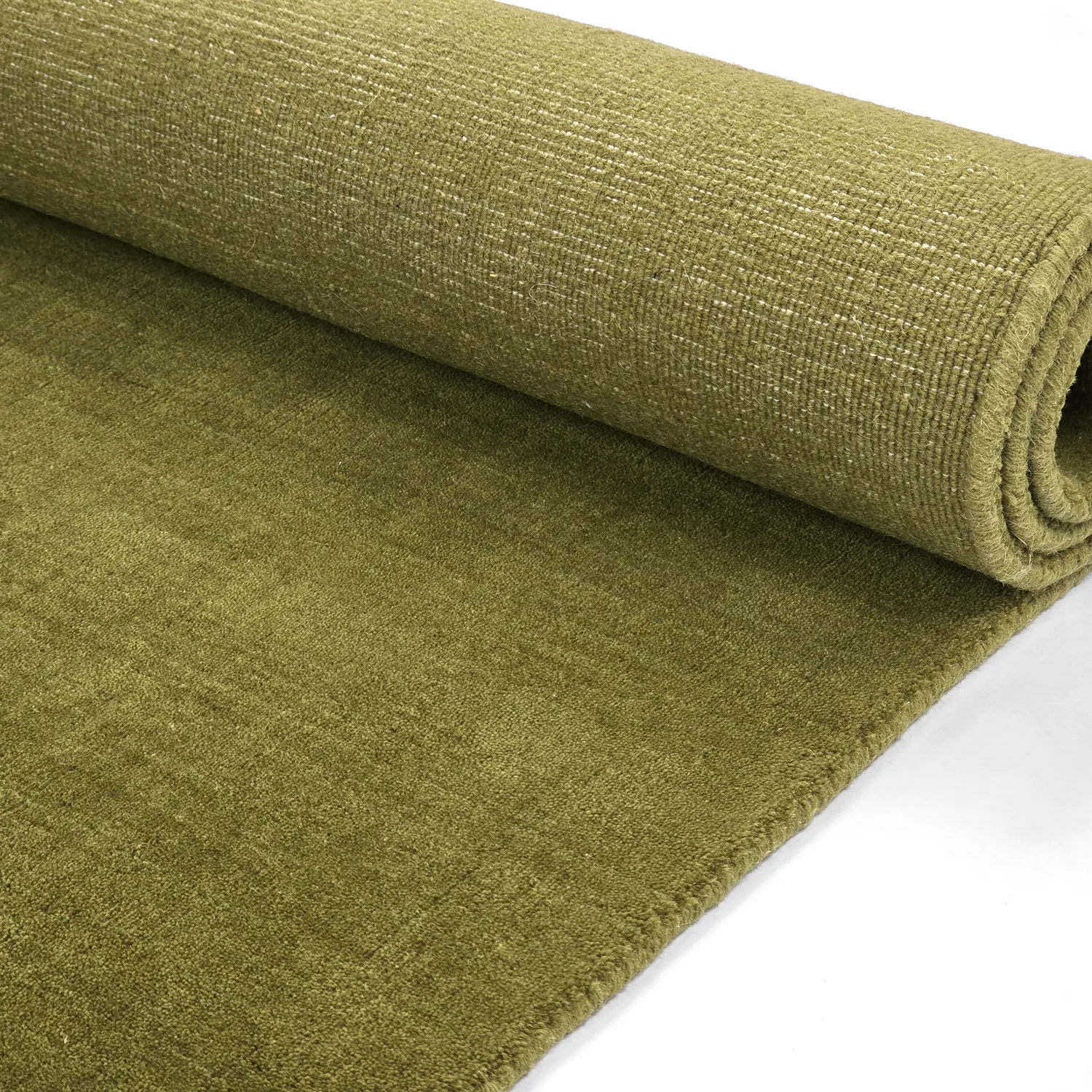 Tappeto In Lana - Rozel Handloom Wool Premium (verde muschio)