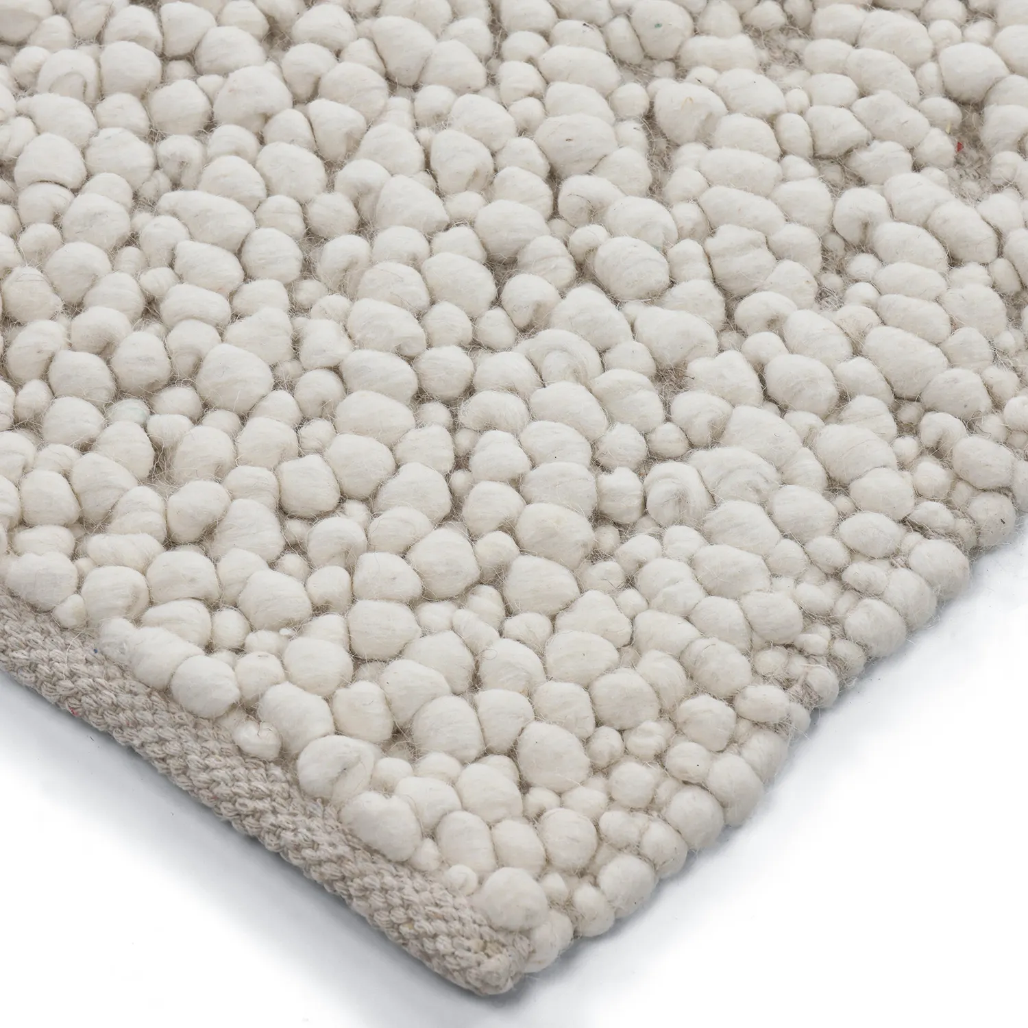 Tappeto In Lana - Sala Irregular Wool Bubble (crema)