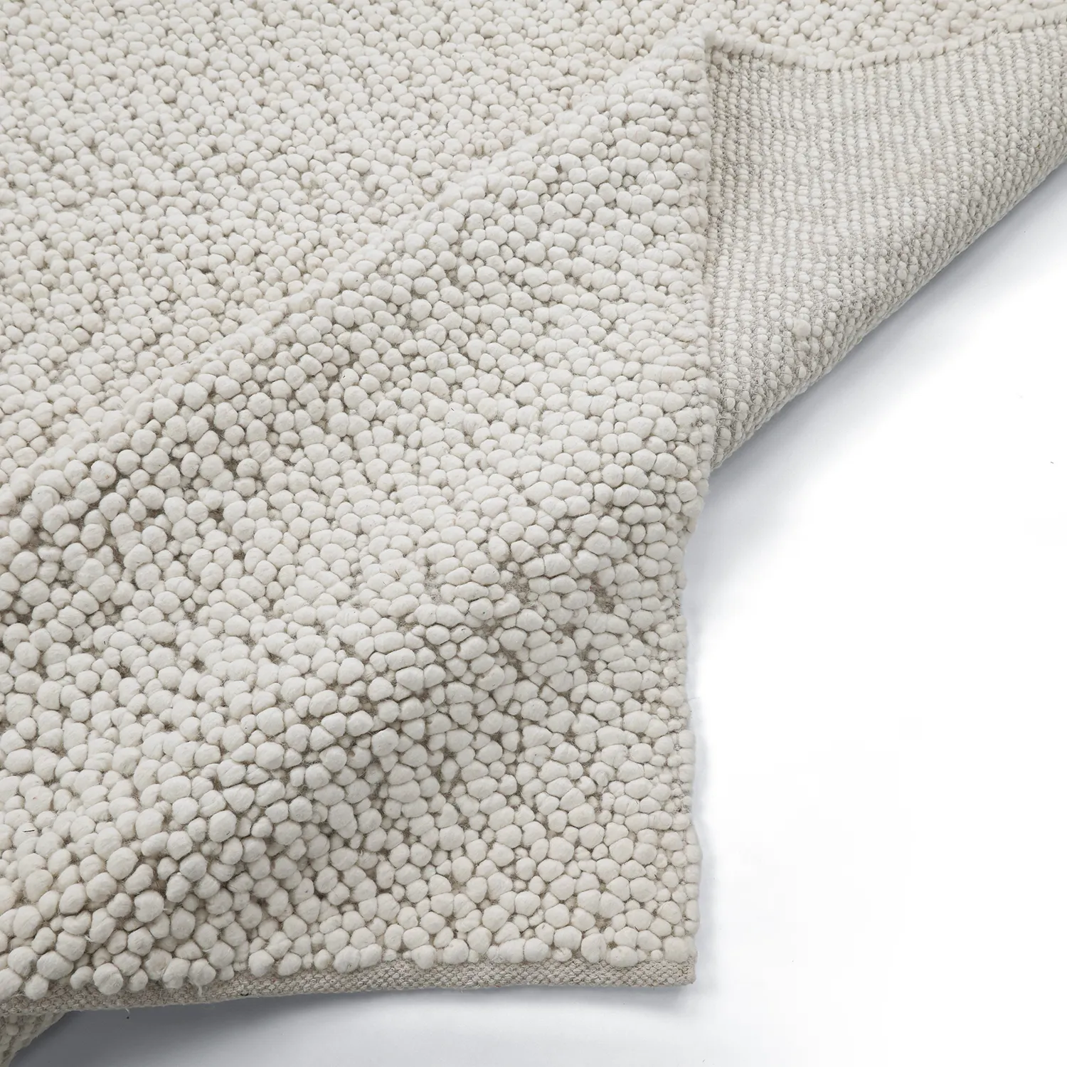 Tappeto In Lana - Sala Irregular Wool Bubble (crema)