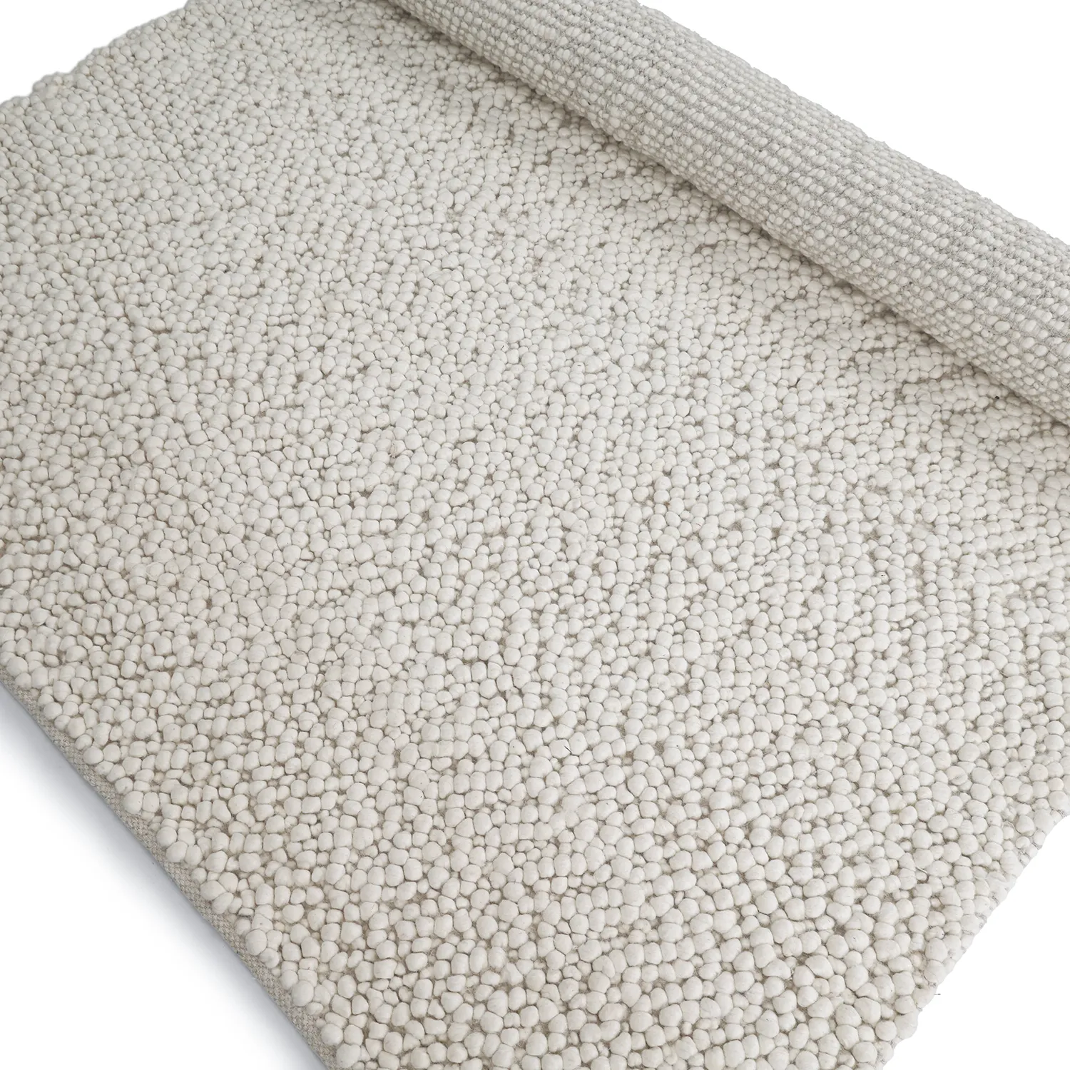 Tappeto In Lana - Sala Irregular Wool Bubble (crema)