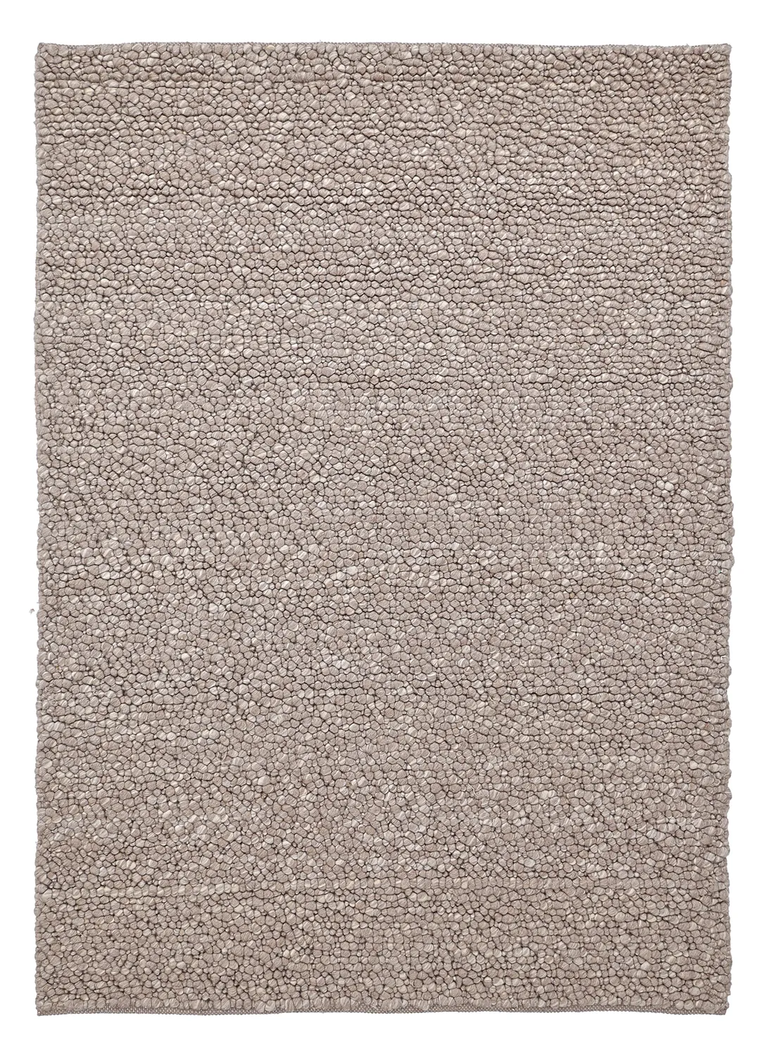 Tappeto In Lana - Sala Irregular Wool Bubble (tortora/bianco mélange)