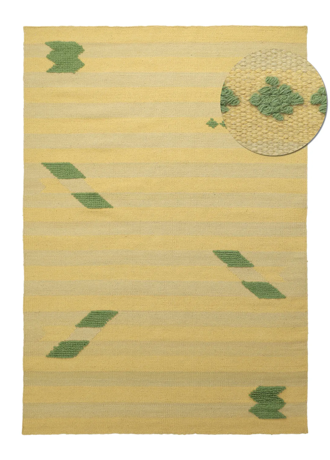 Tappeto In Lana - Serpa (giallo chiaro)