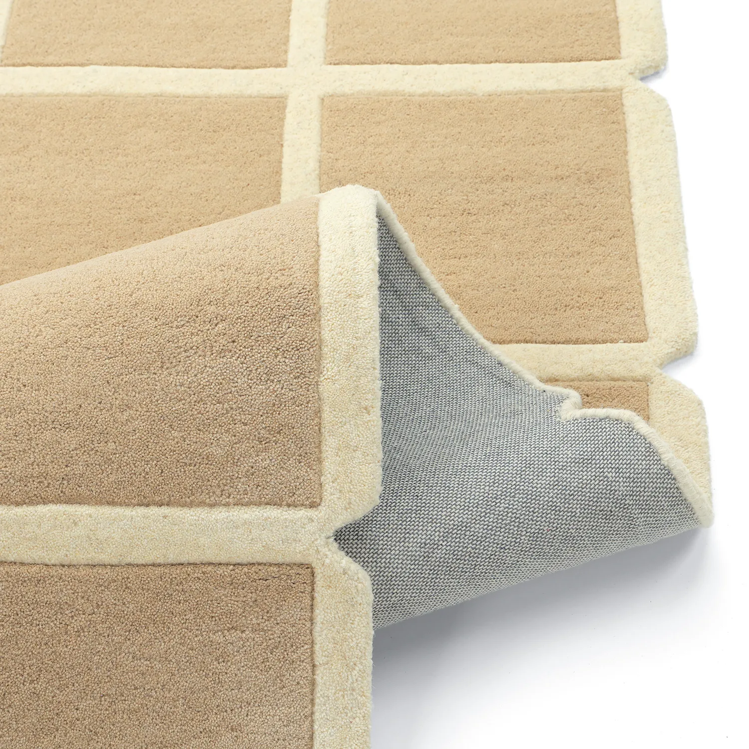 Tappeto In Lana - Syl Hand Tufted Wool Premium (beige/crema)
