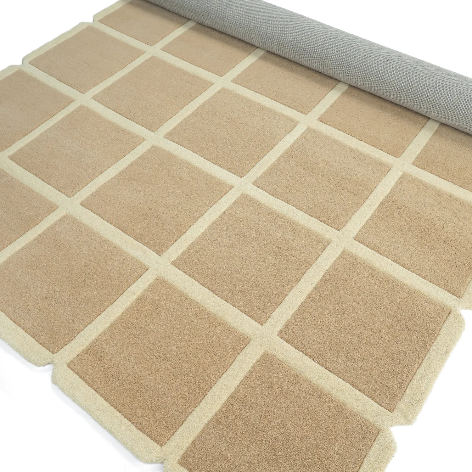Tappeto In Lana - Syl Hand Tufted Wool Premium (beige/crema)