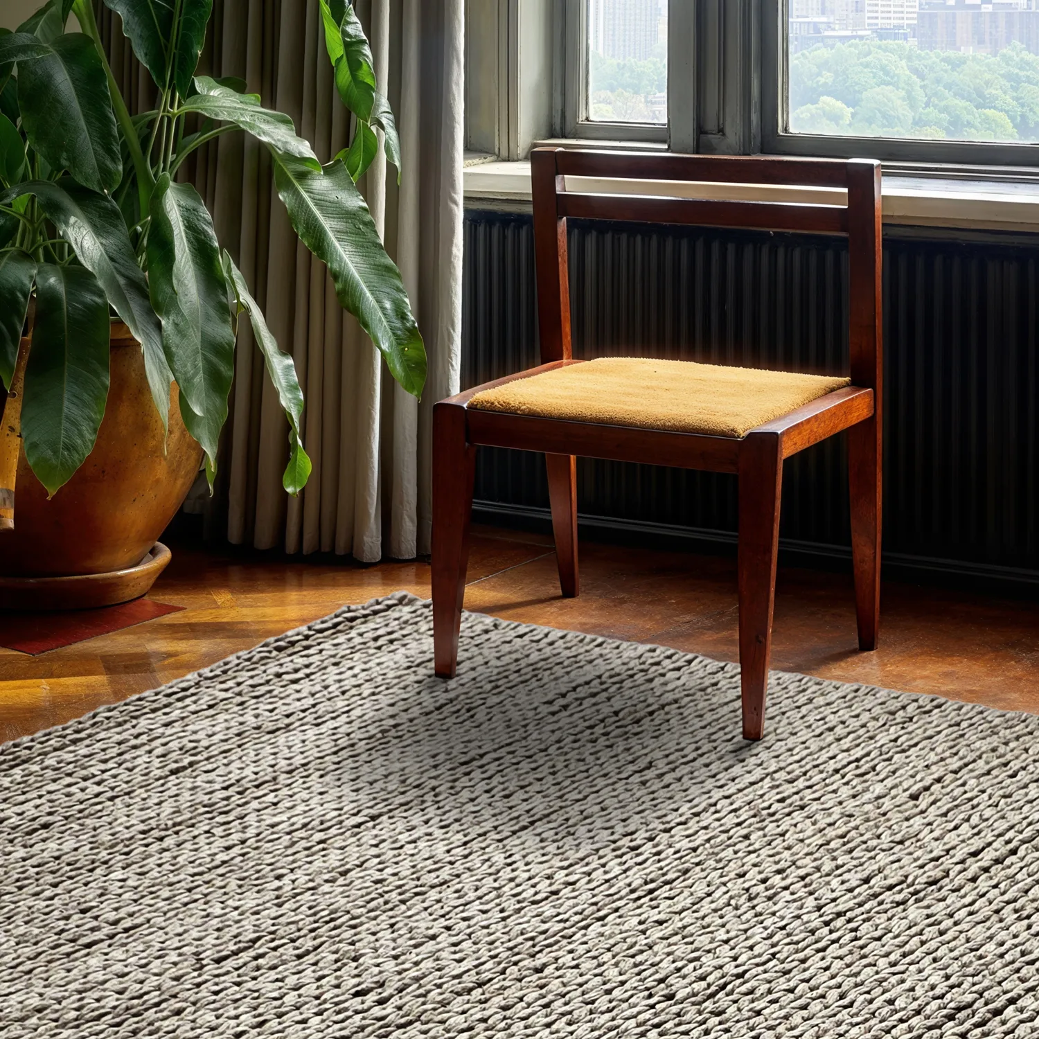 Tappeto In Lana - Talvia Braided Wool (grigio)
