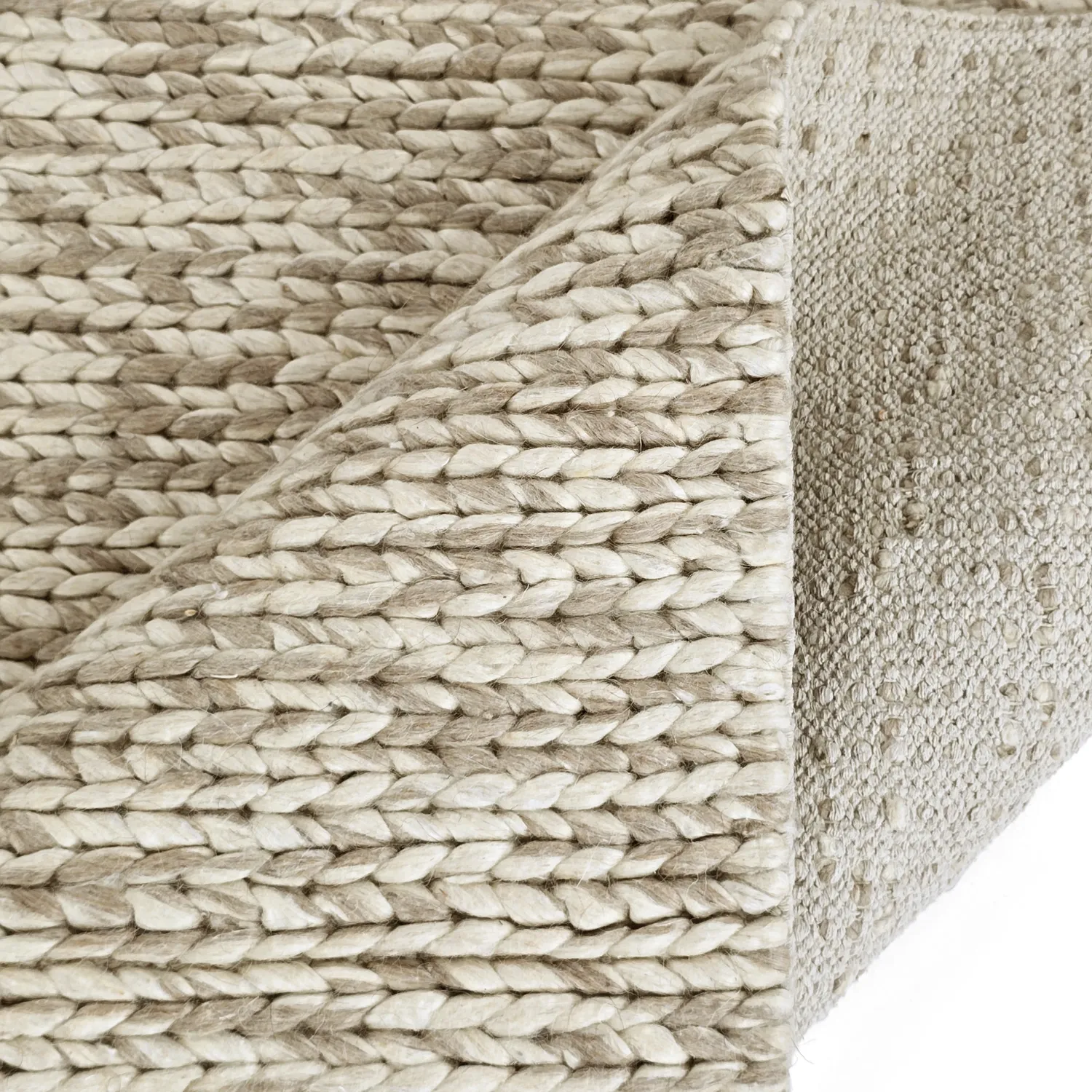 Tappeto In Lana - Talvia Braided Wool (natura)