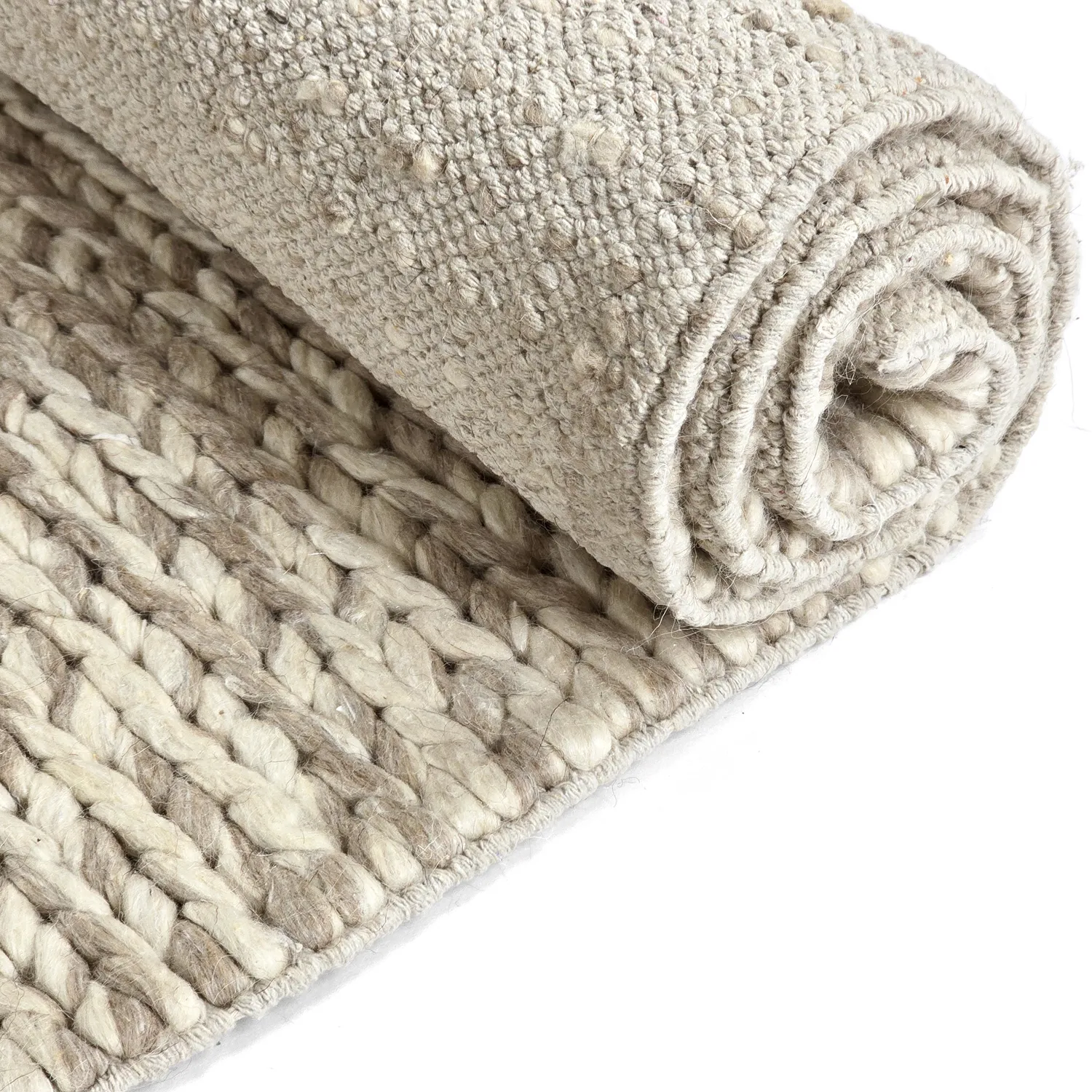 Tappeto In Lana - Talvia Braided Wool (natura)